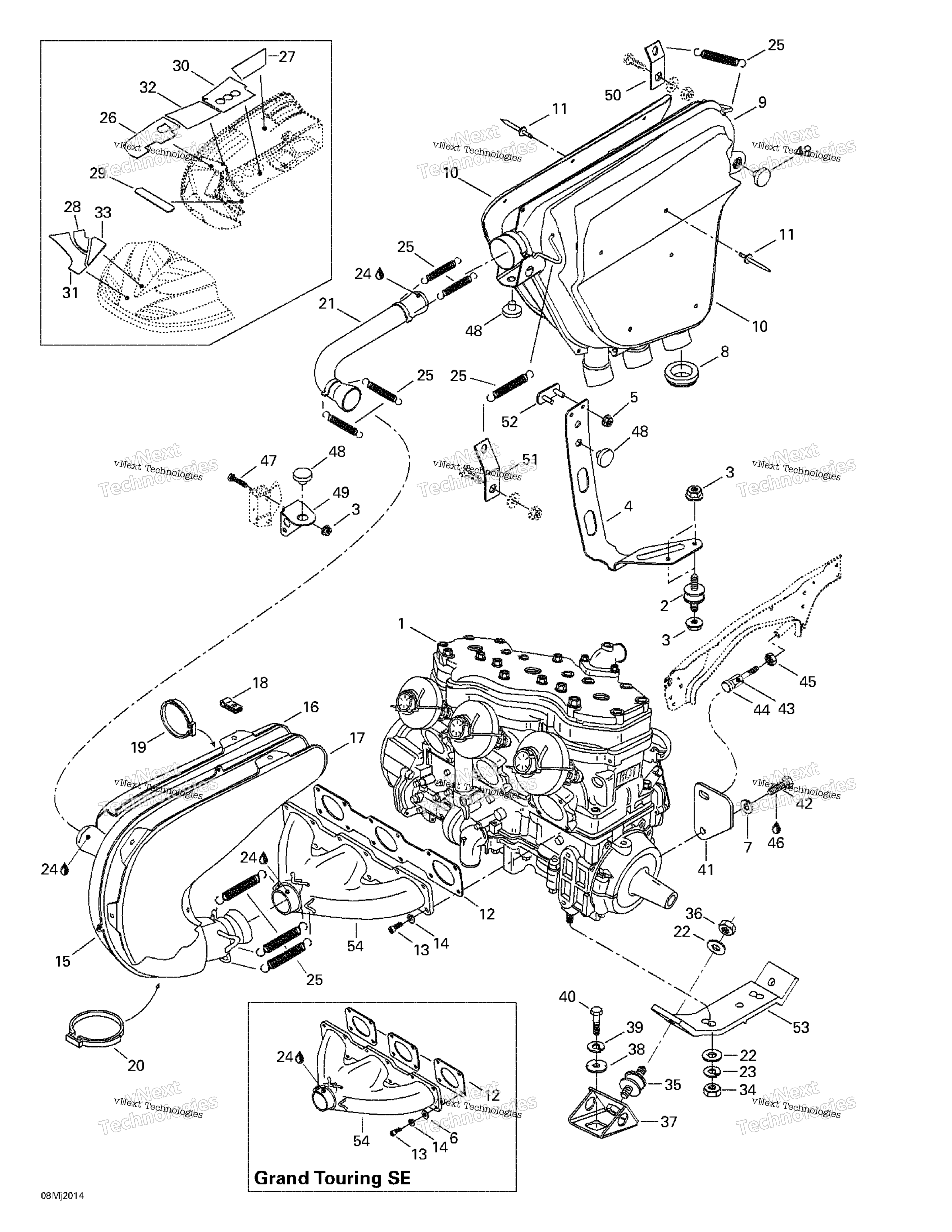 Двигатель Support And Muffler