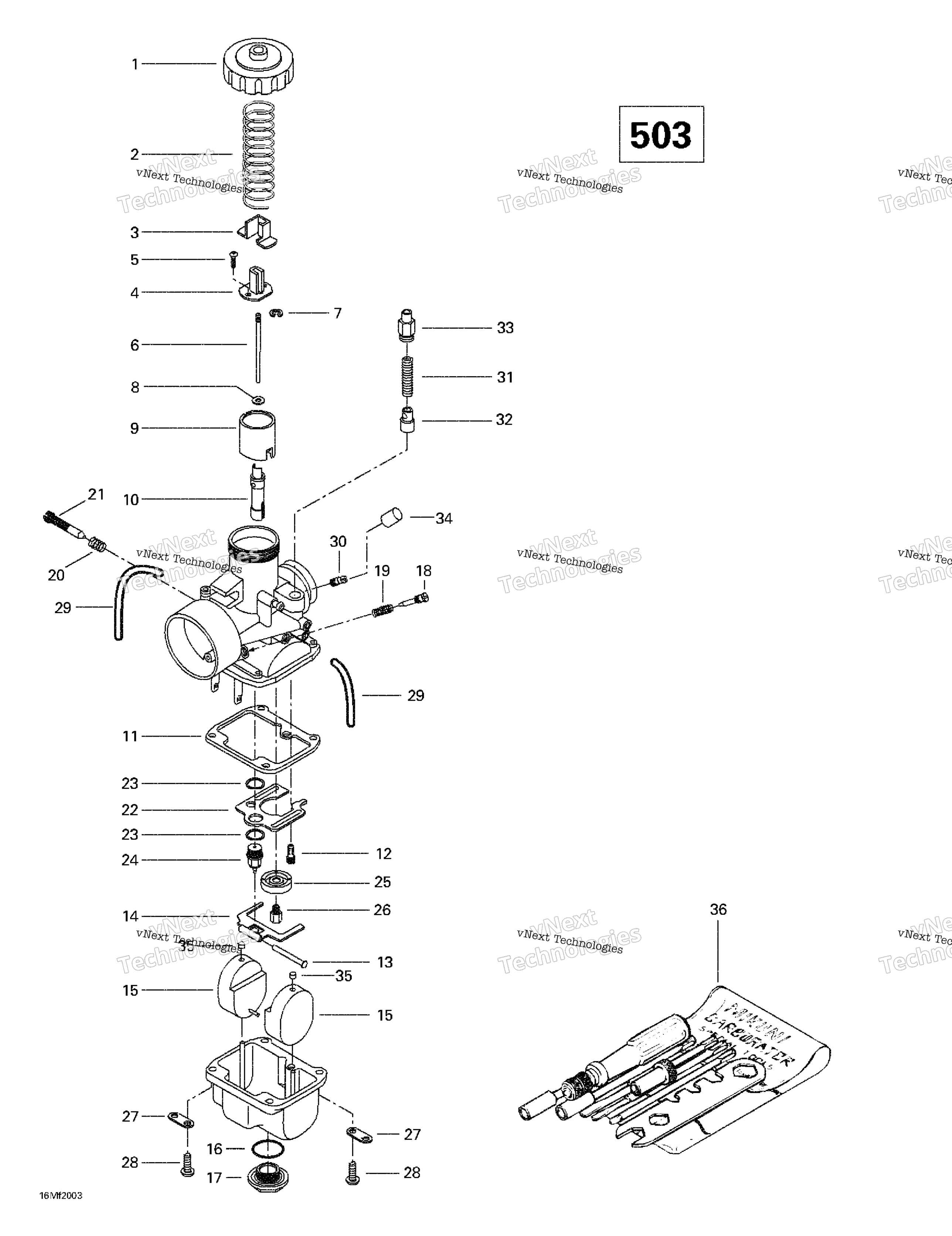 Carburetors 503