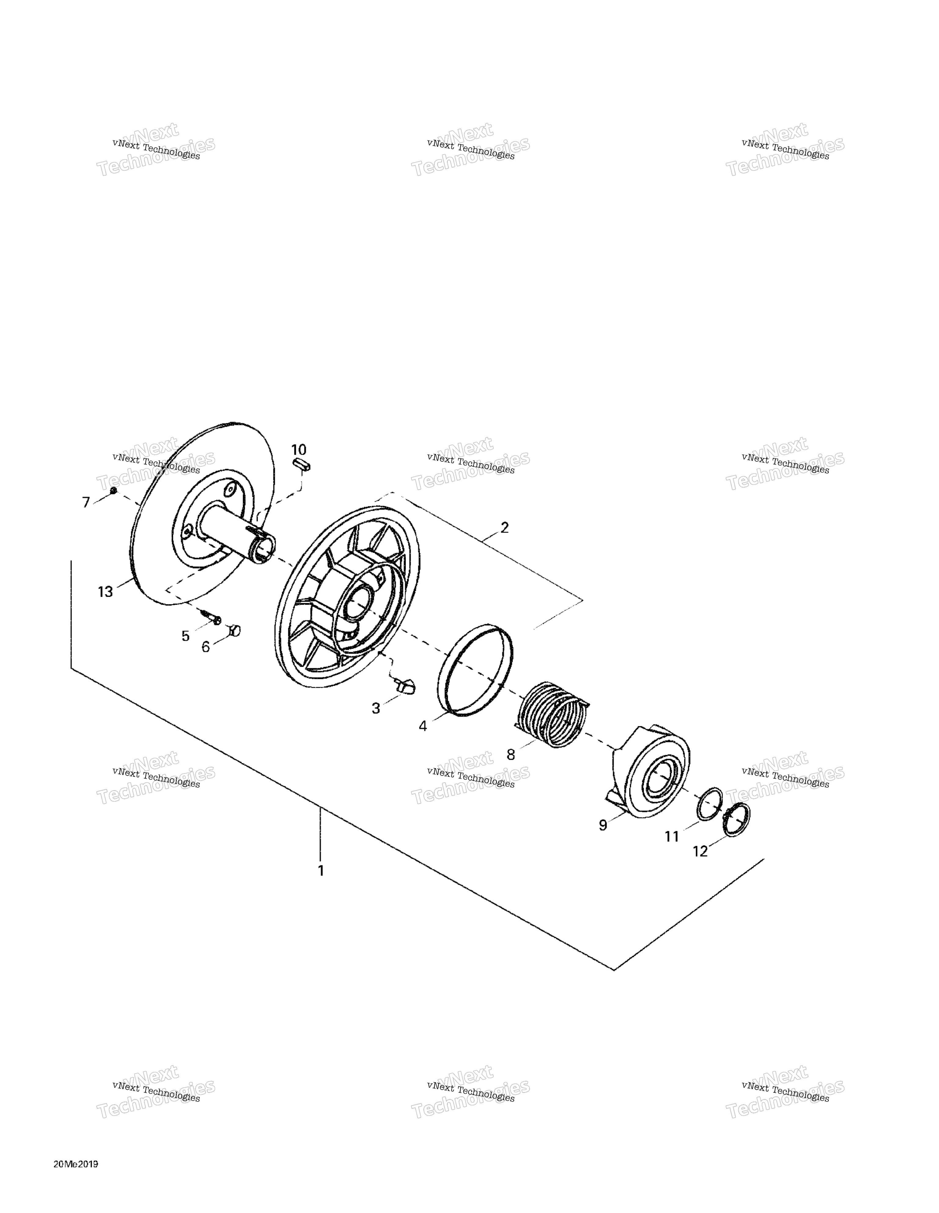 Ведомый Pulley