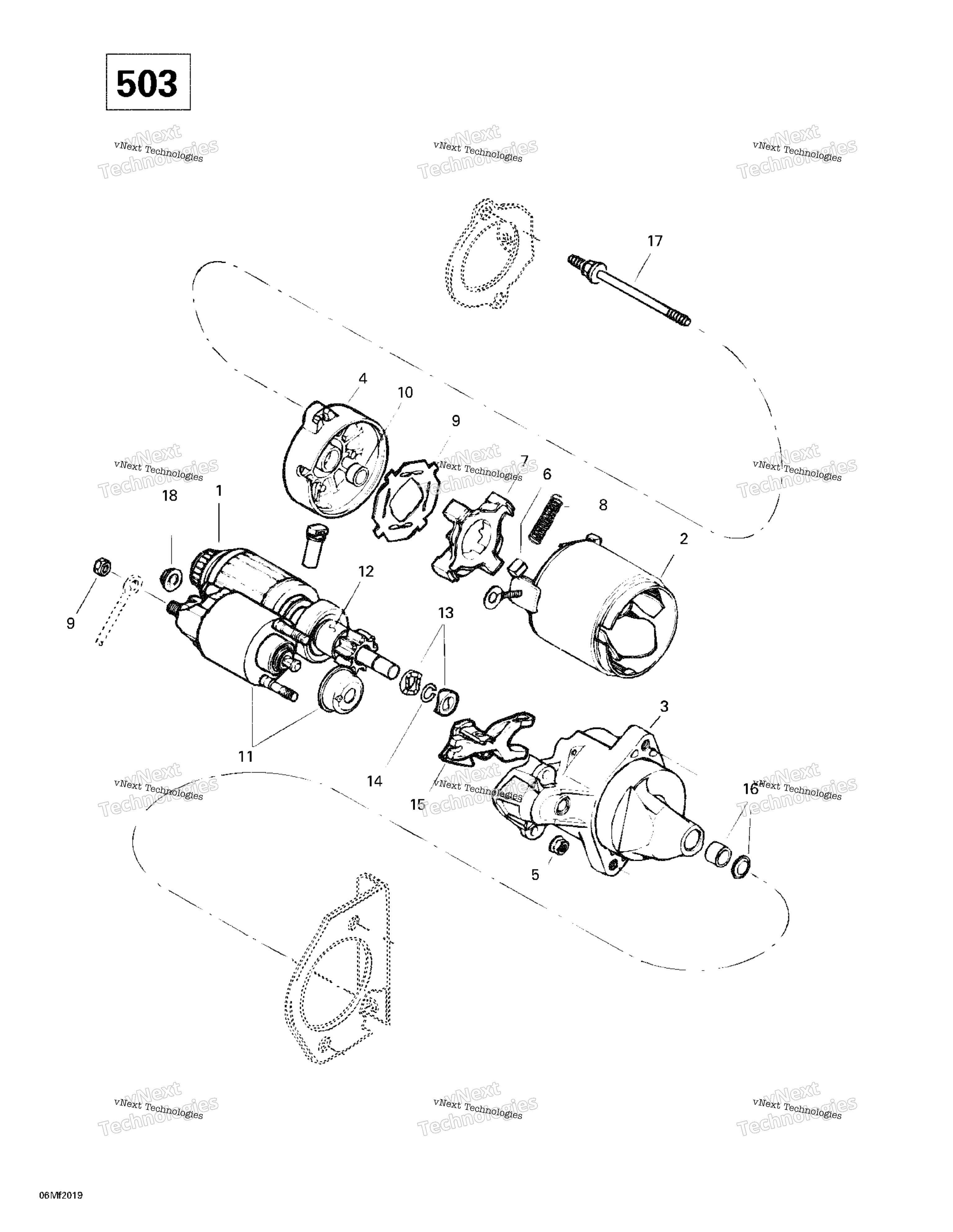 Электрооборудование Starter (503)