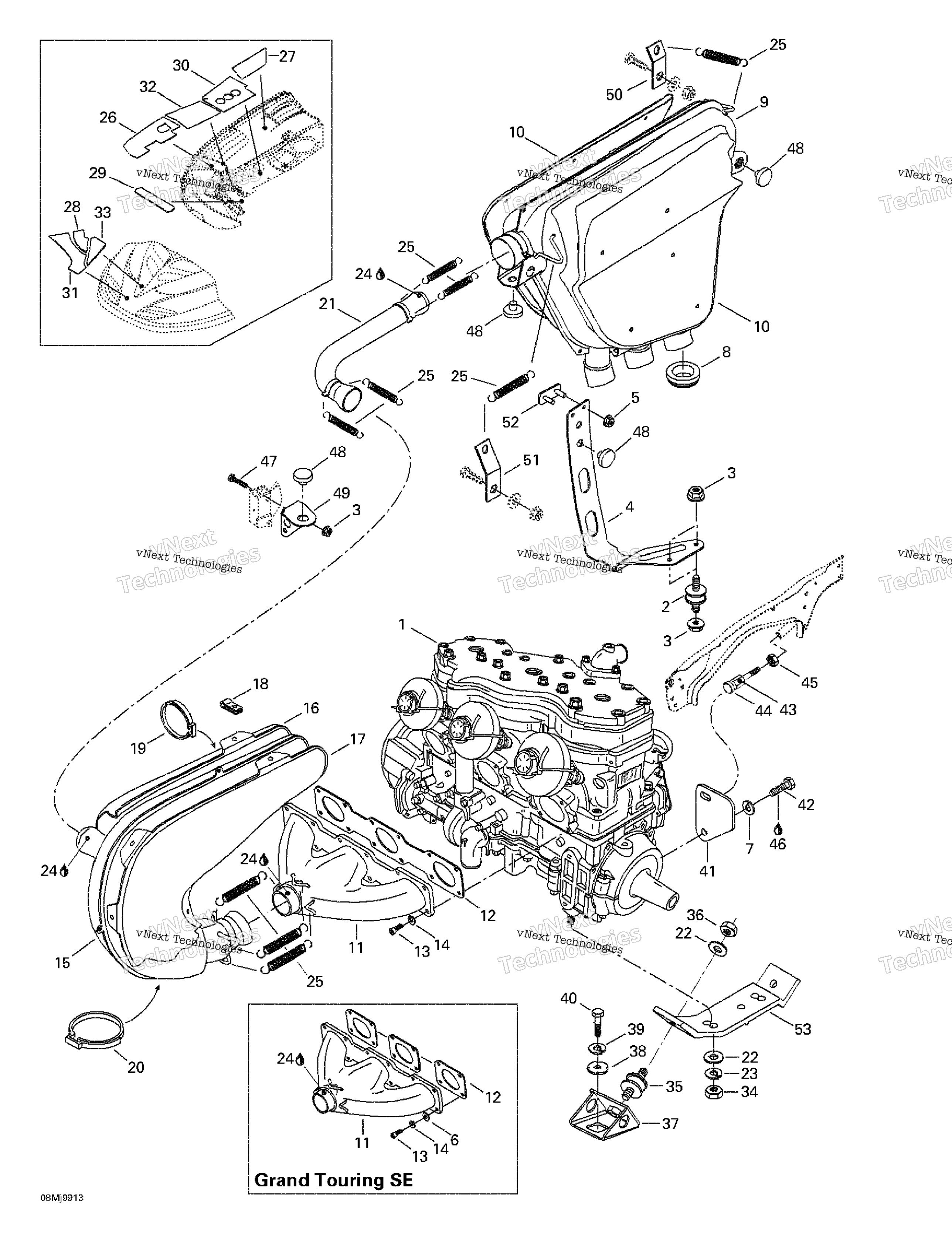 Двигатель Support And Muffler