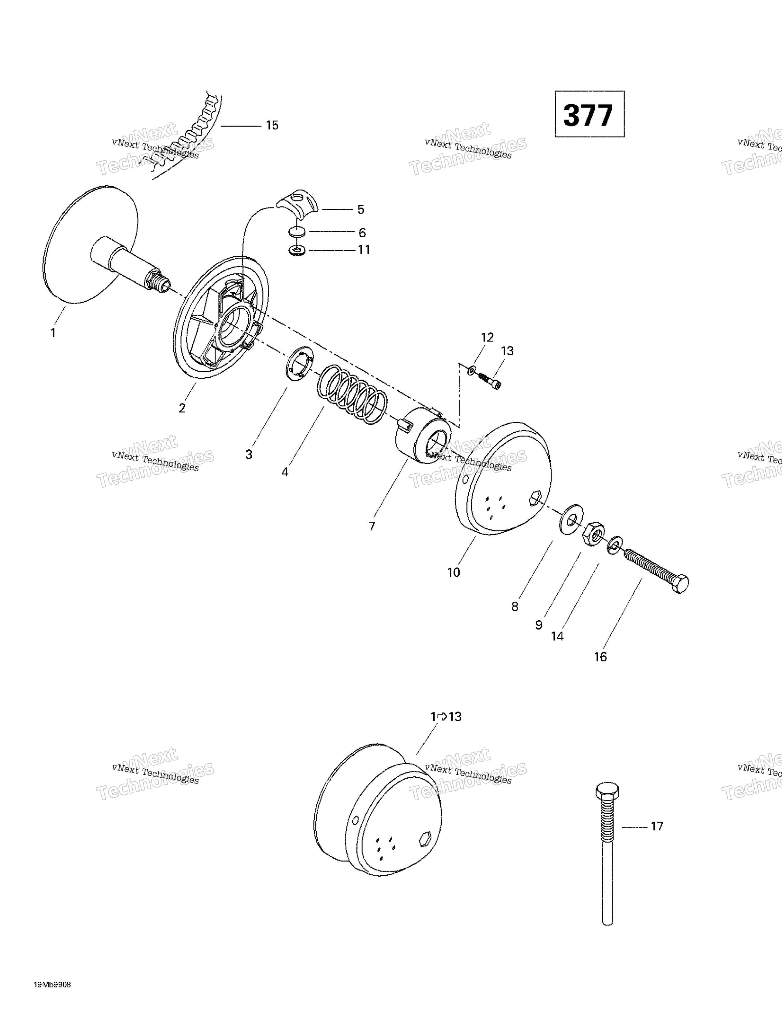 Привод Pulley (377)