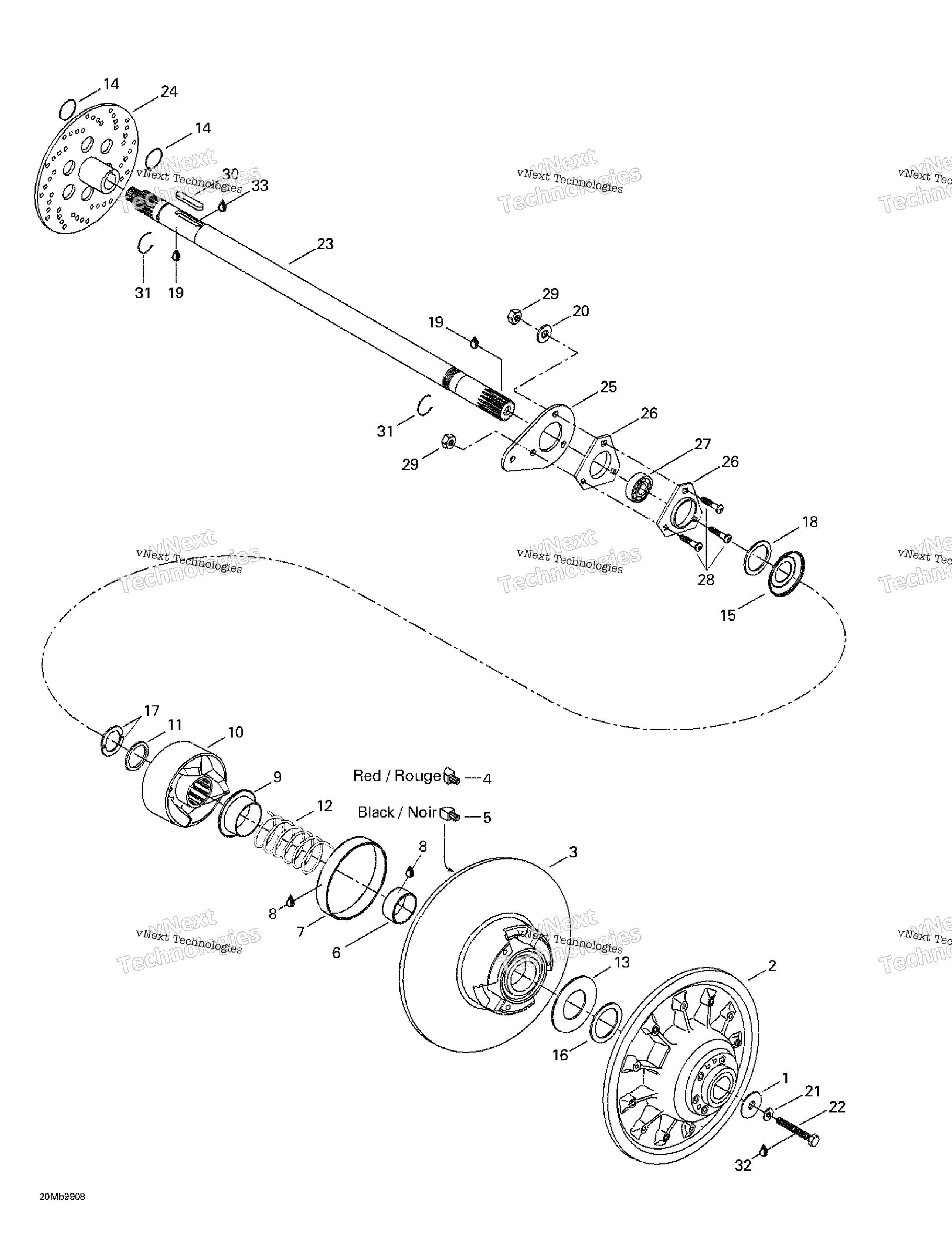 Ведомый Pulley