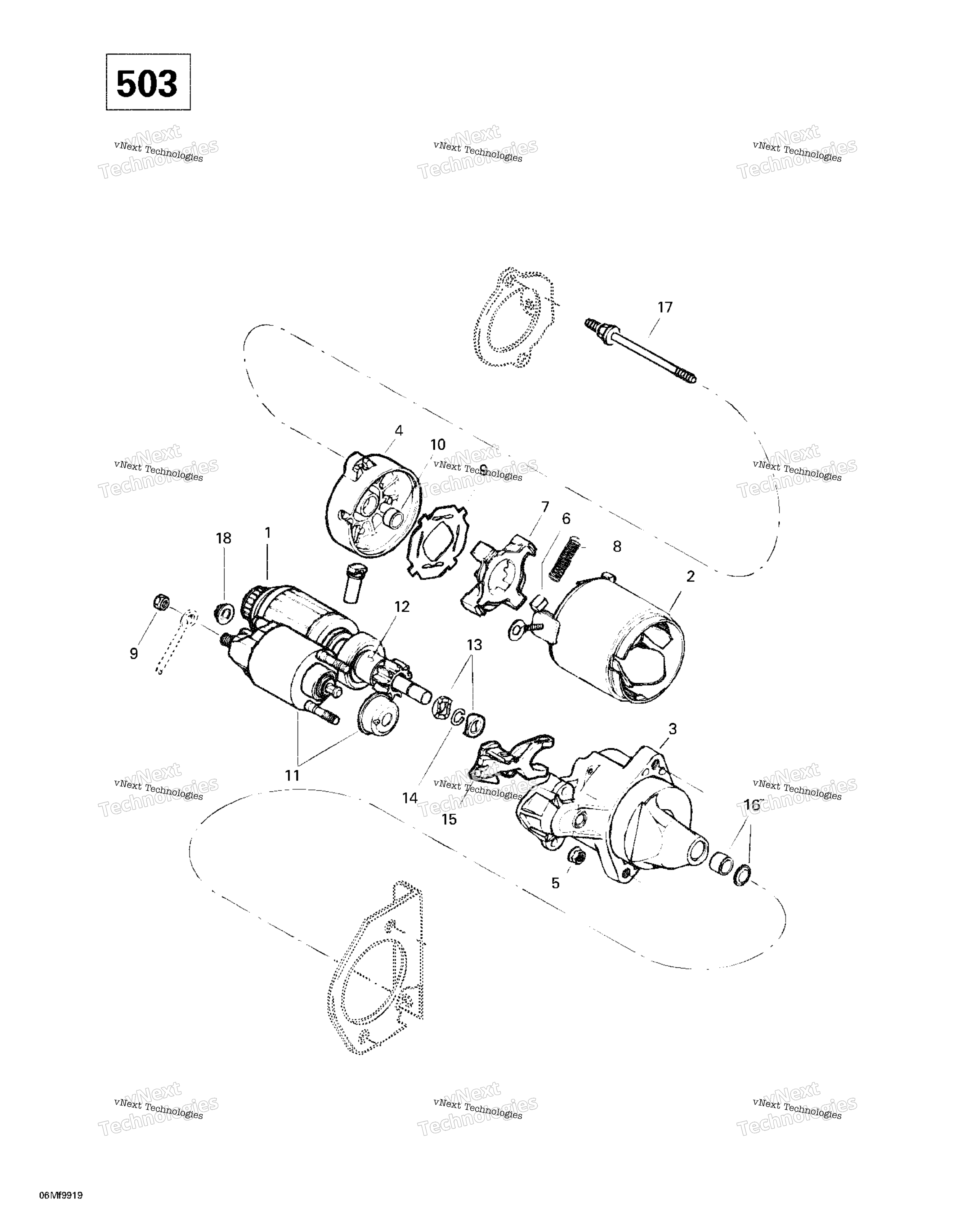 Электрооборудование Starter (503)