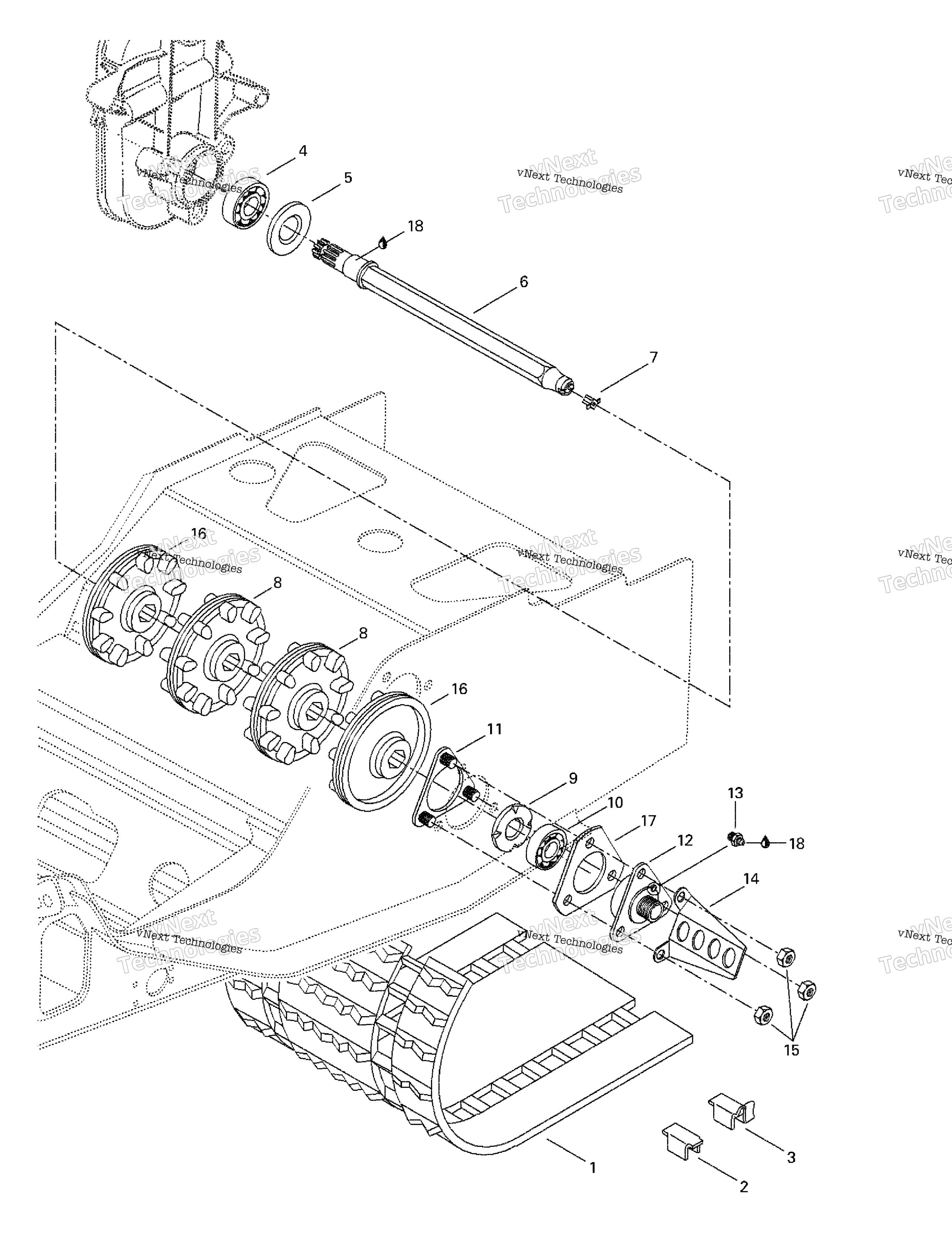 Привод Axle And Track