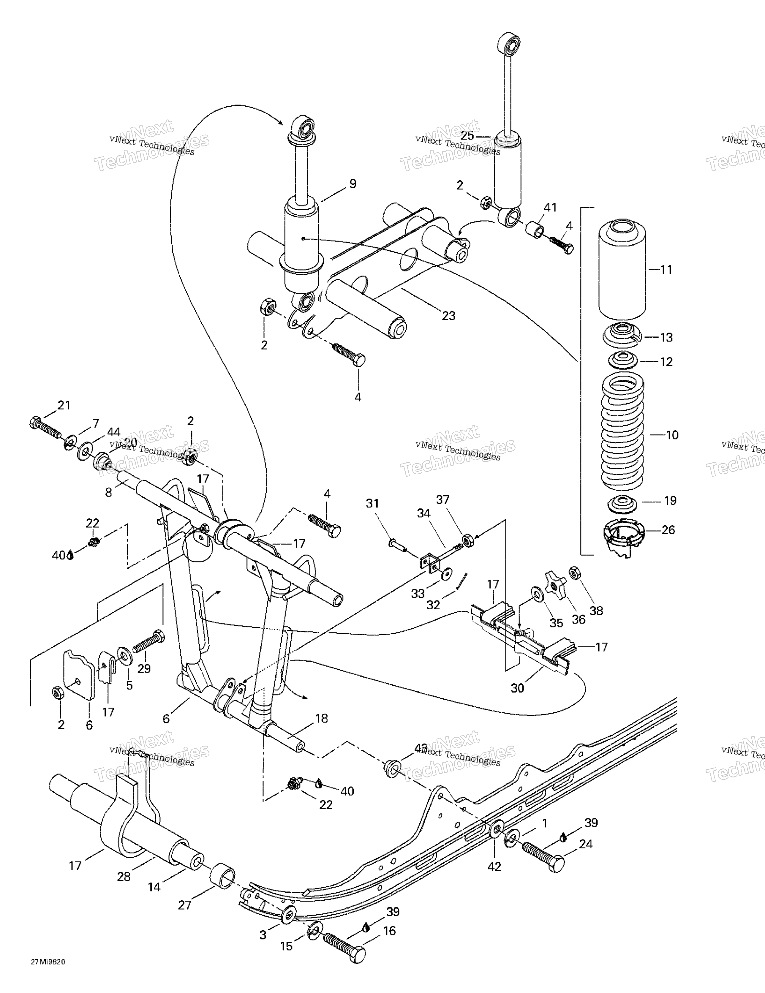 Передняя часть Arm, Rear Suspension