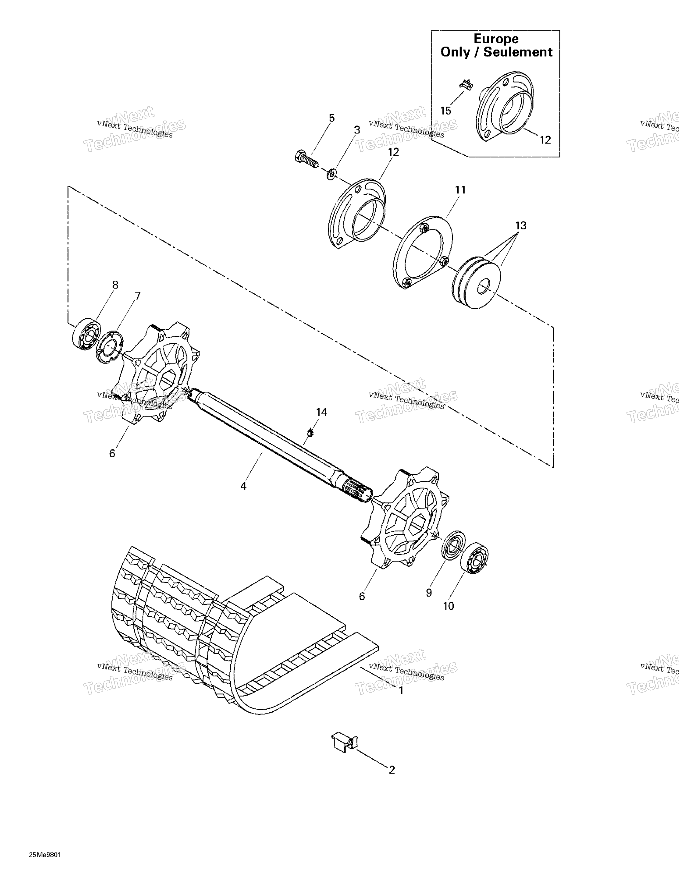 Привод Axle And Track