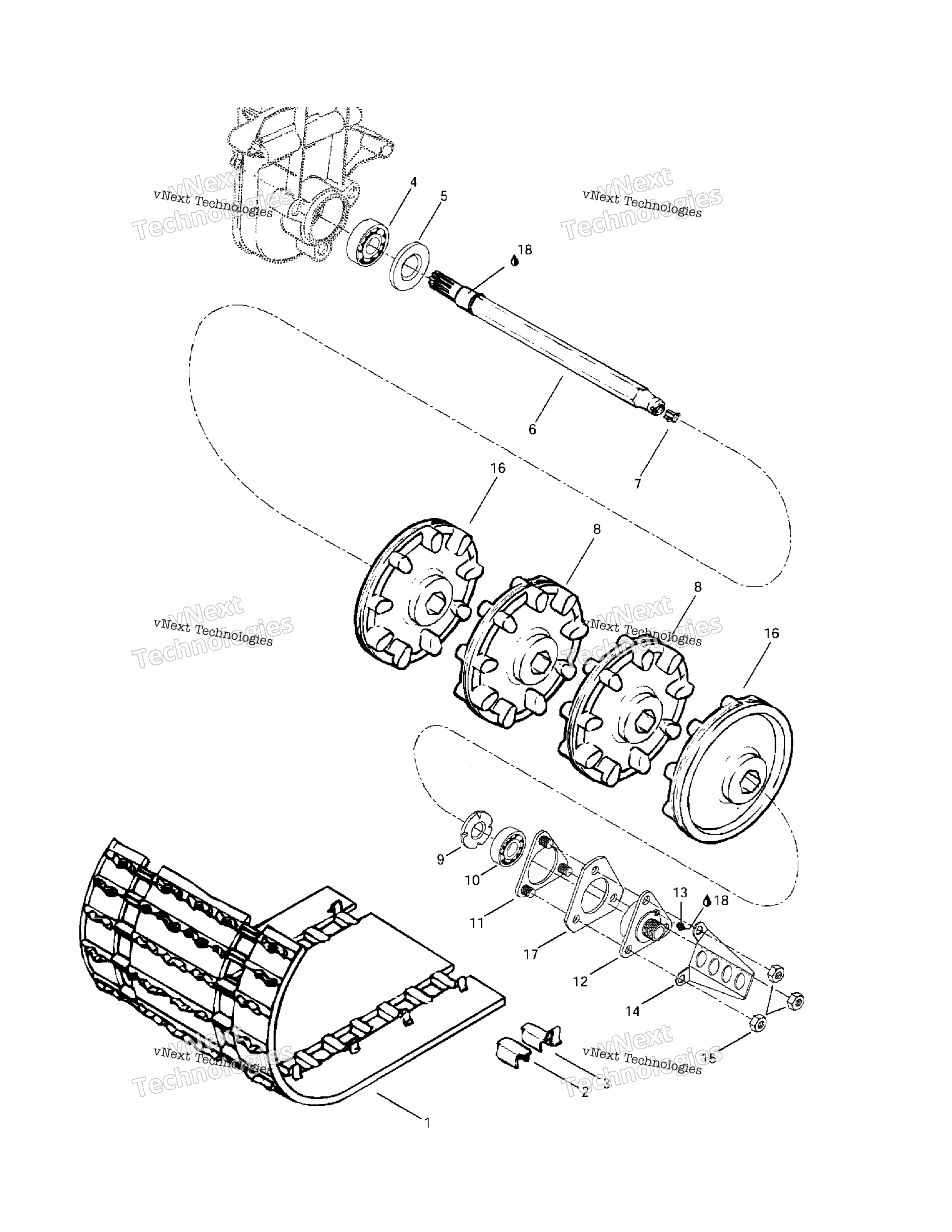 Привод Axle And Track