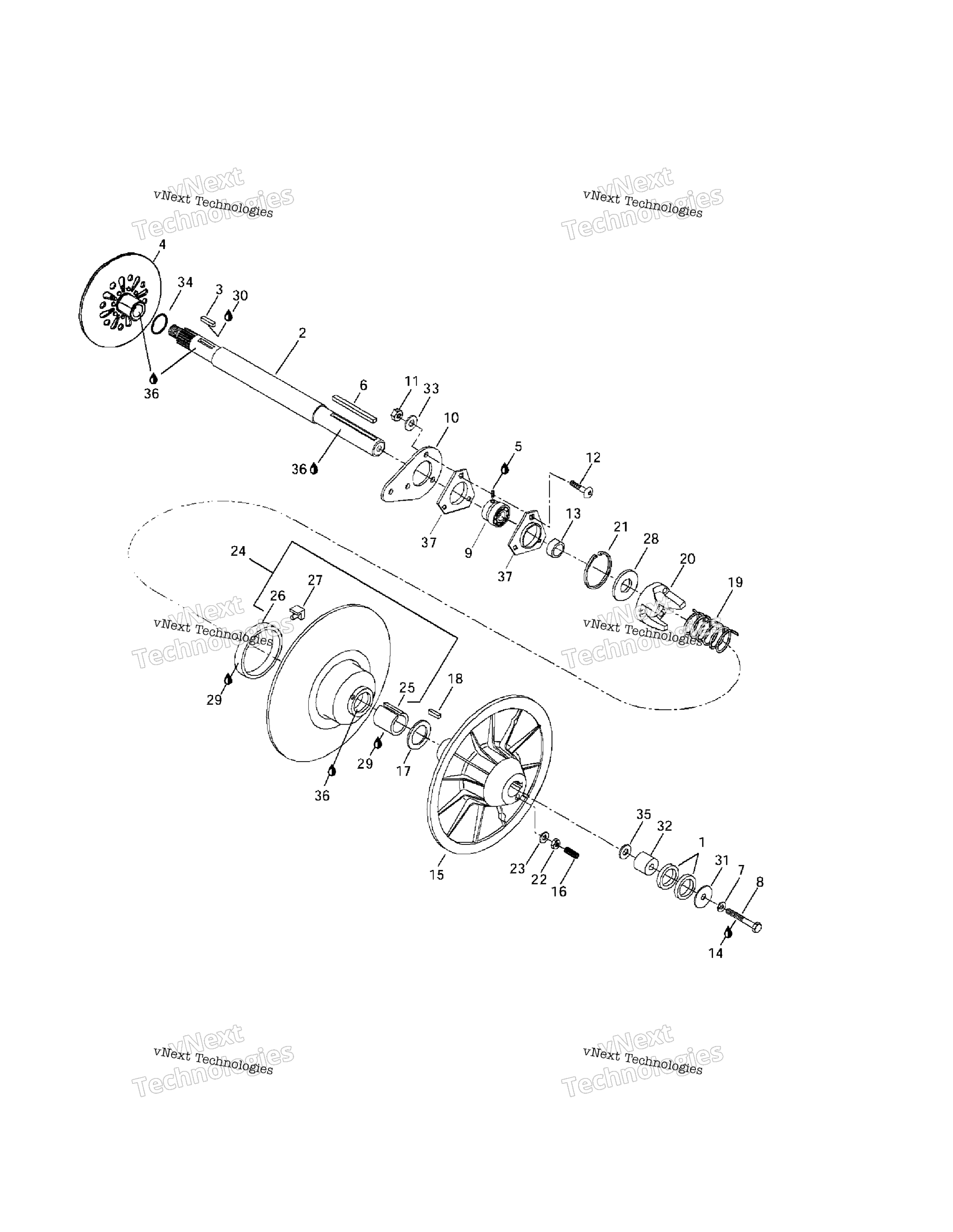 Ведомый Pulley