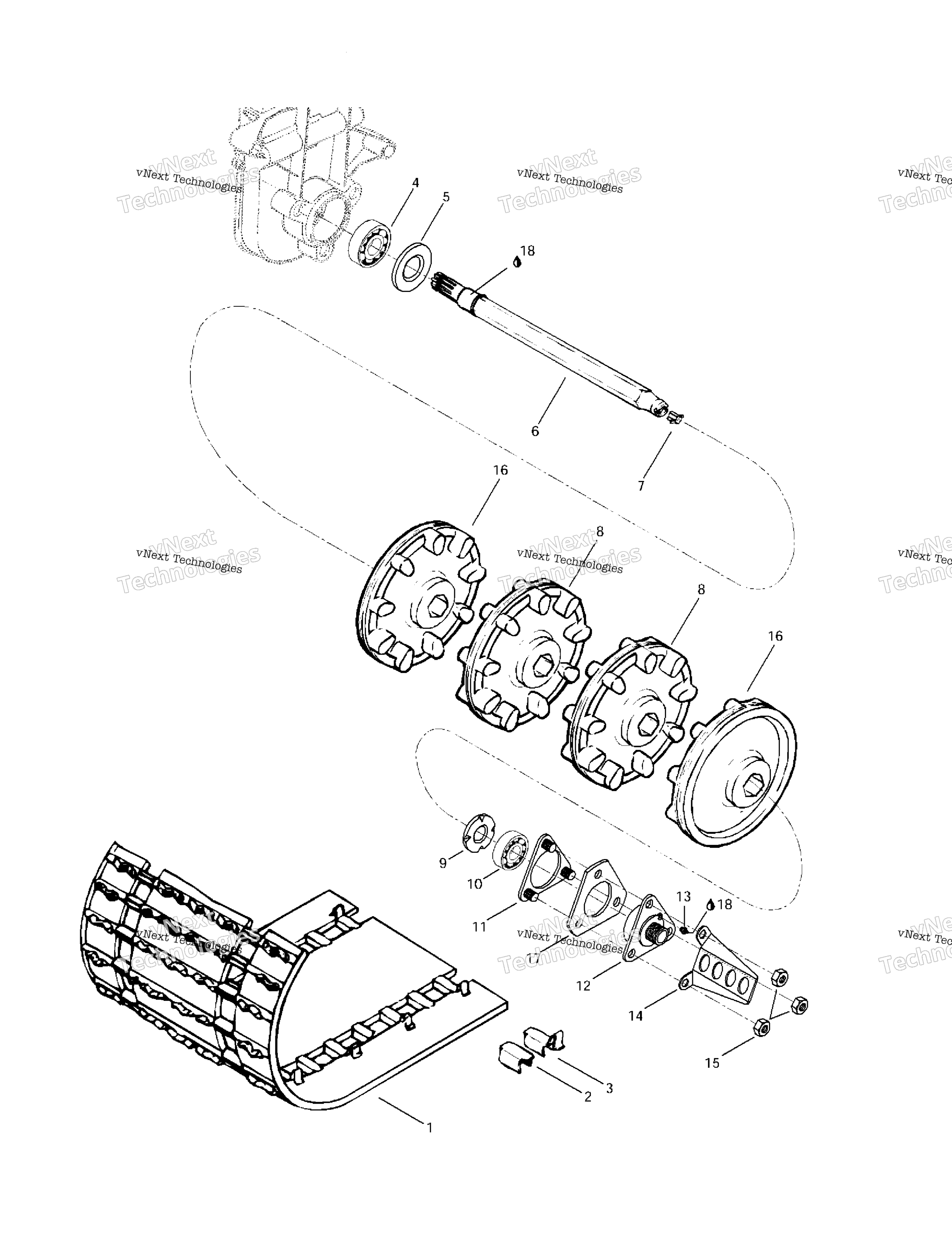 Привод Axle And Track