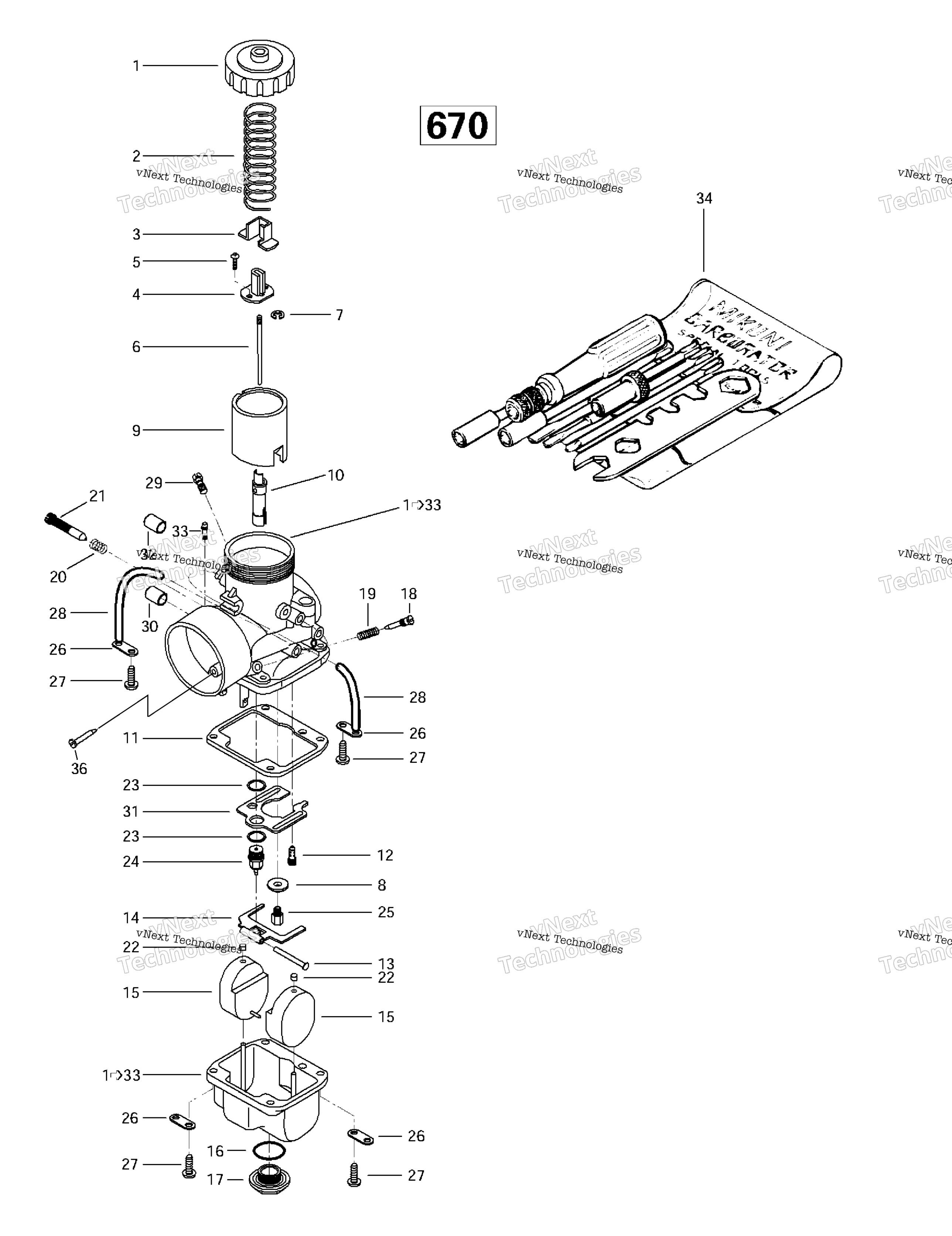 Carburetors 670