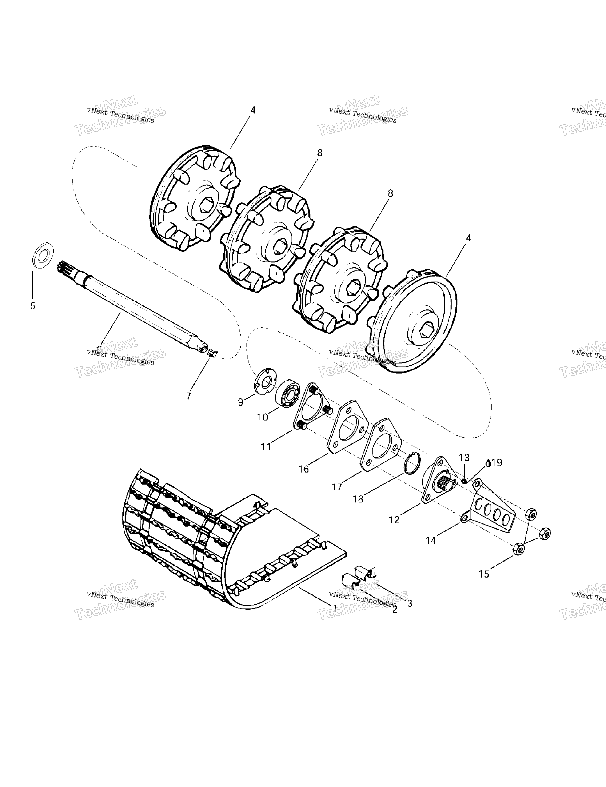 Привод Axle And Track