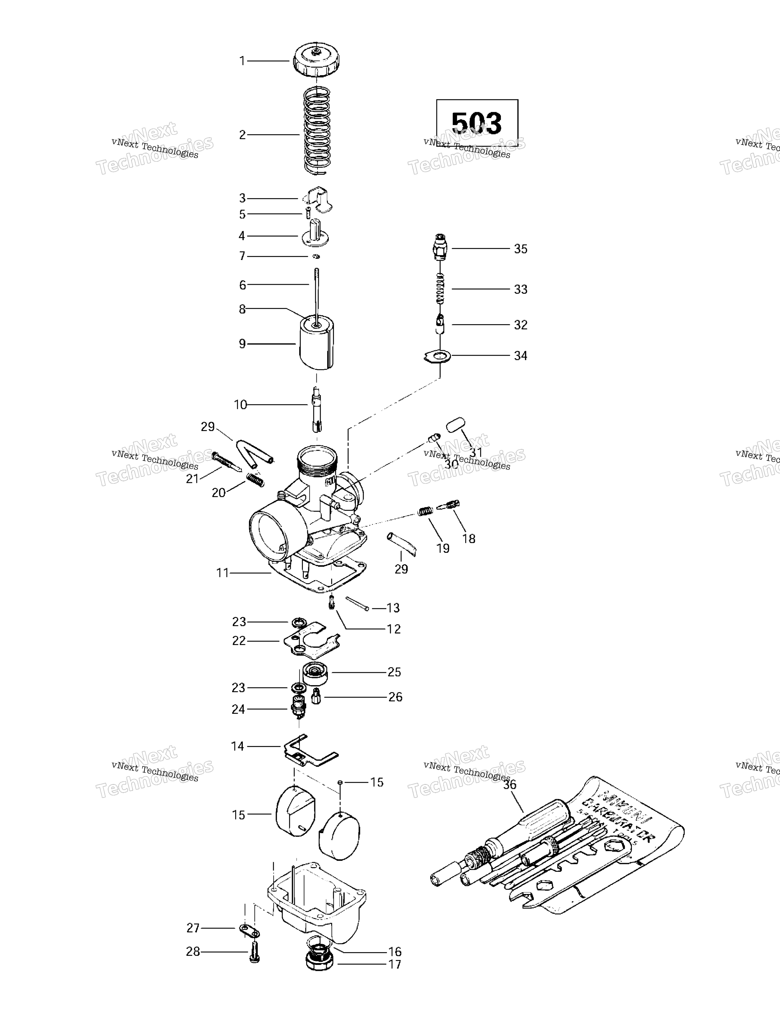 Carburetors 503