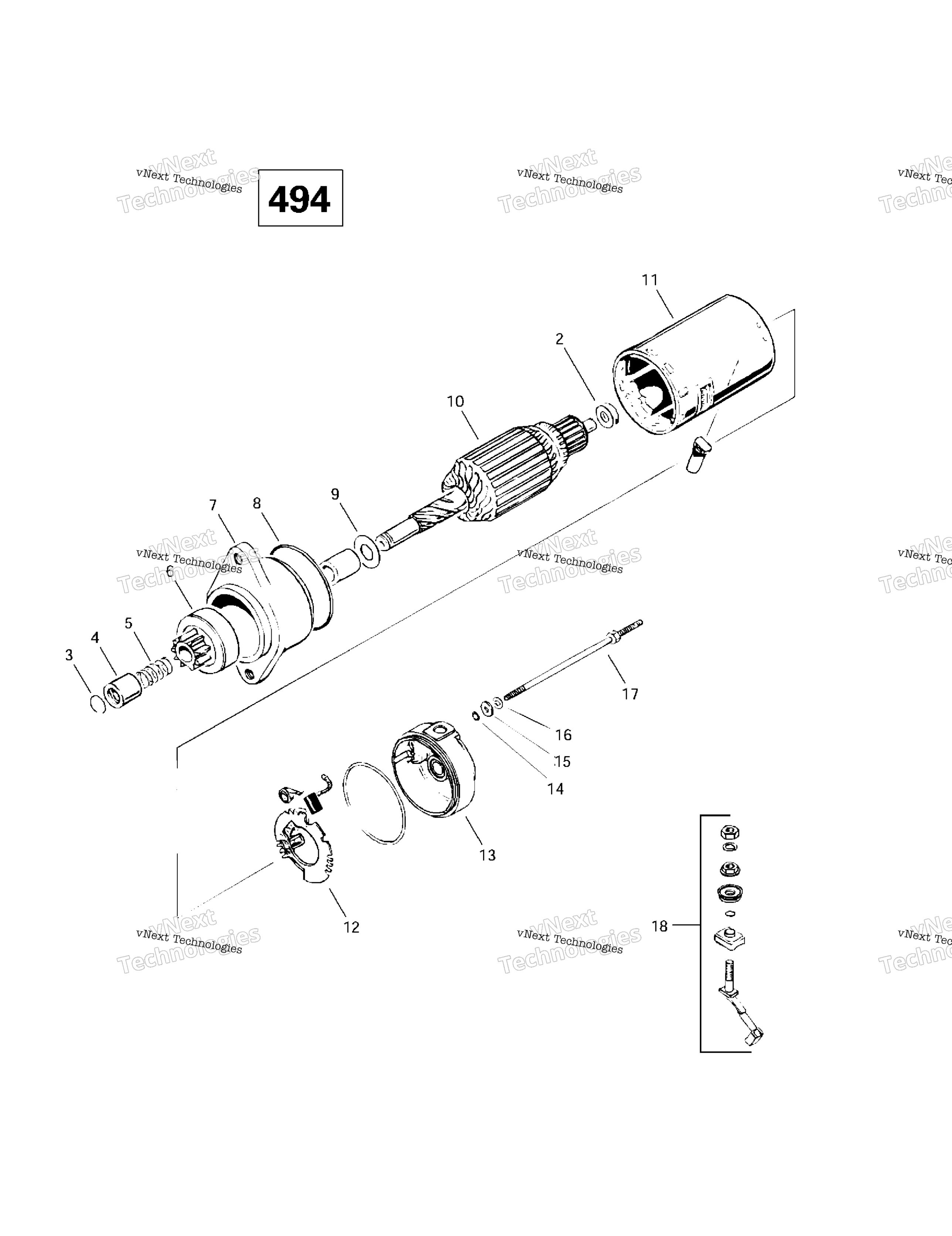 Электрооборудование Starter (494)