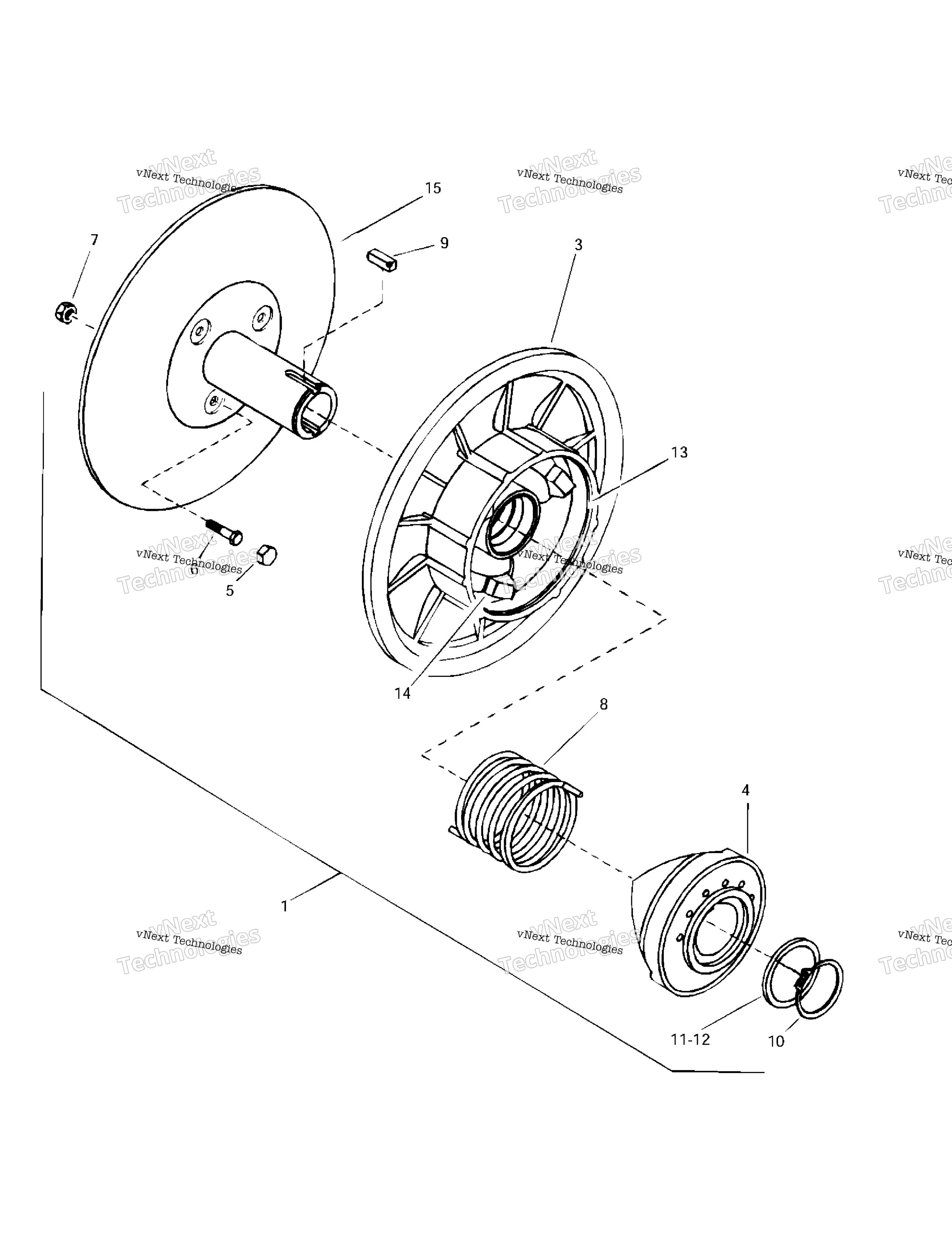 Ведомый Pulley