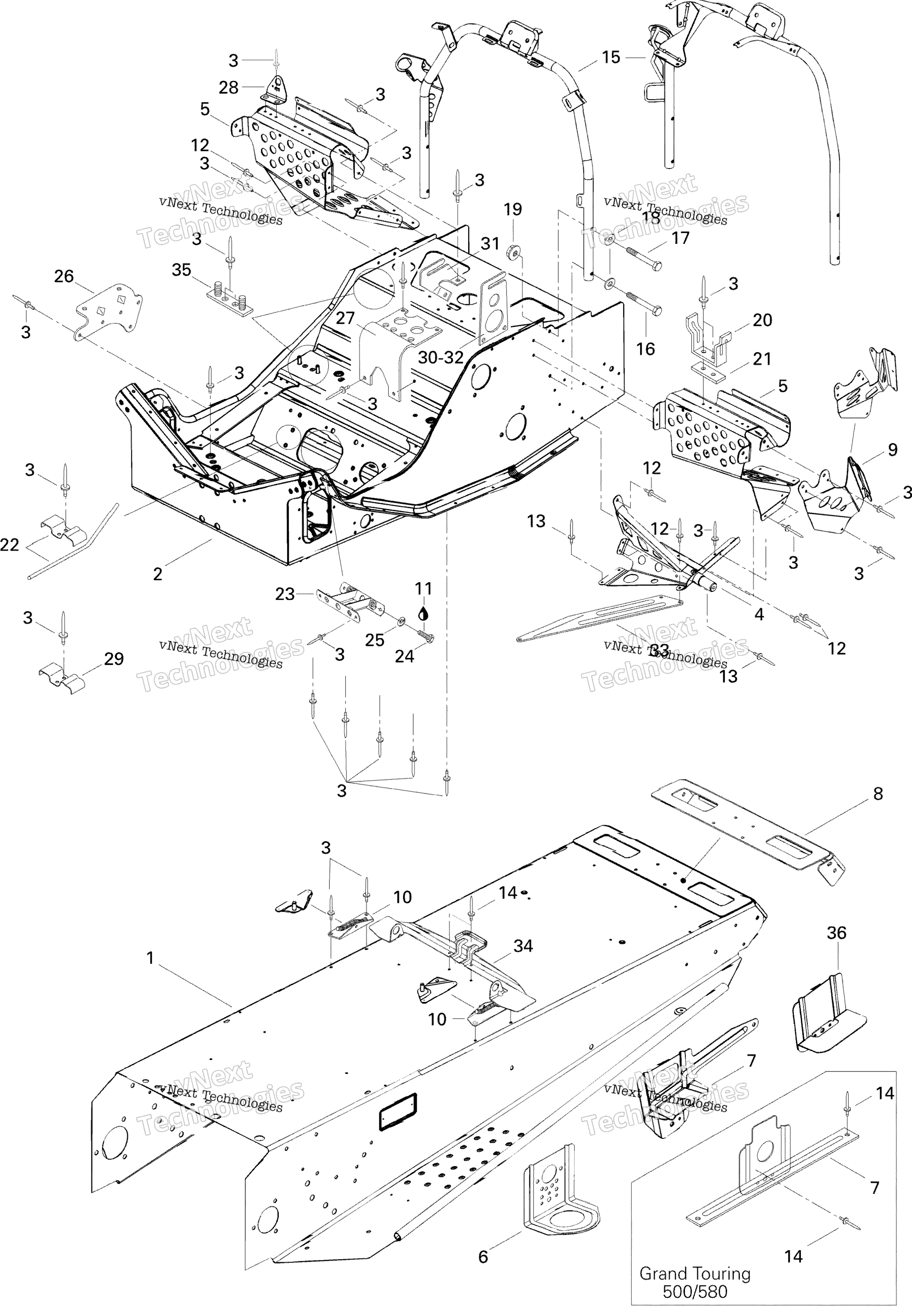 Рама And Components 580