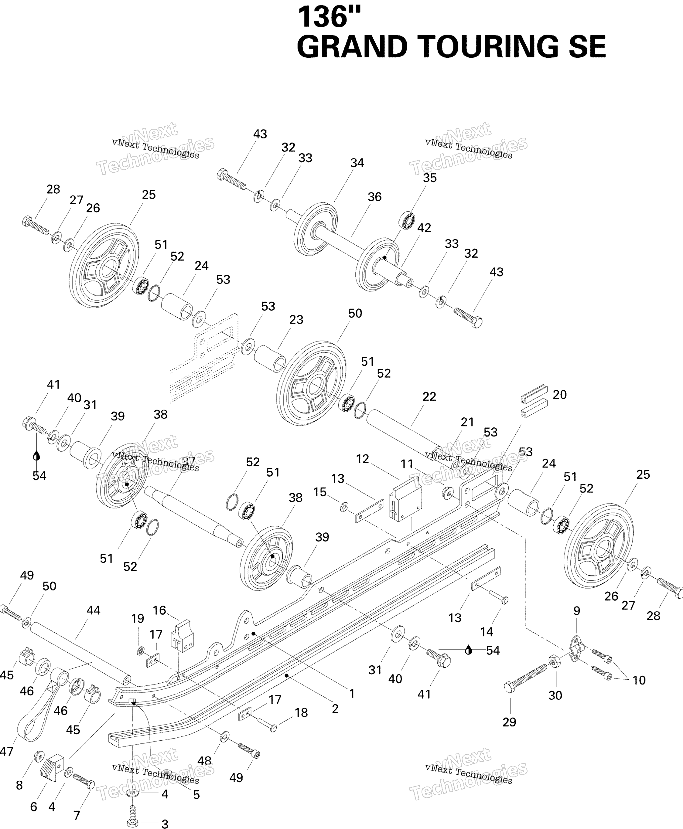 Задняя часть Suspension 670Se