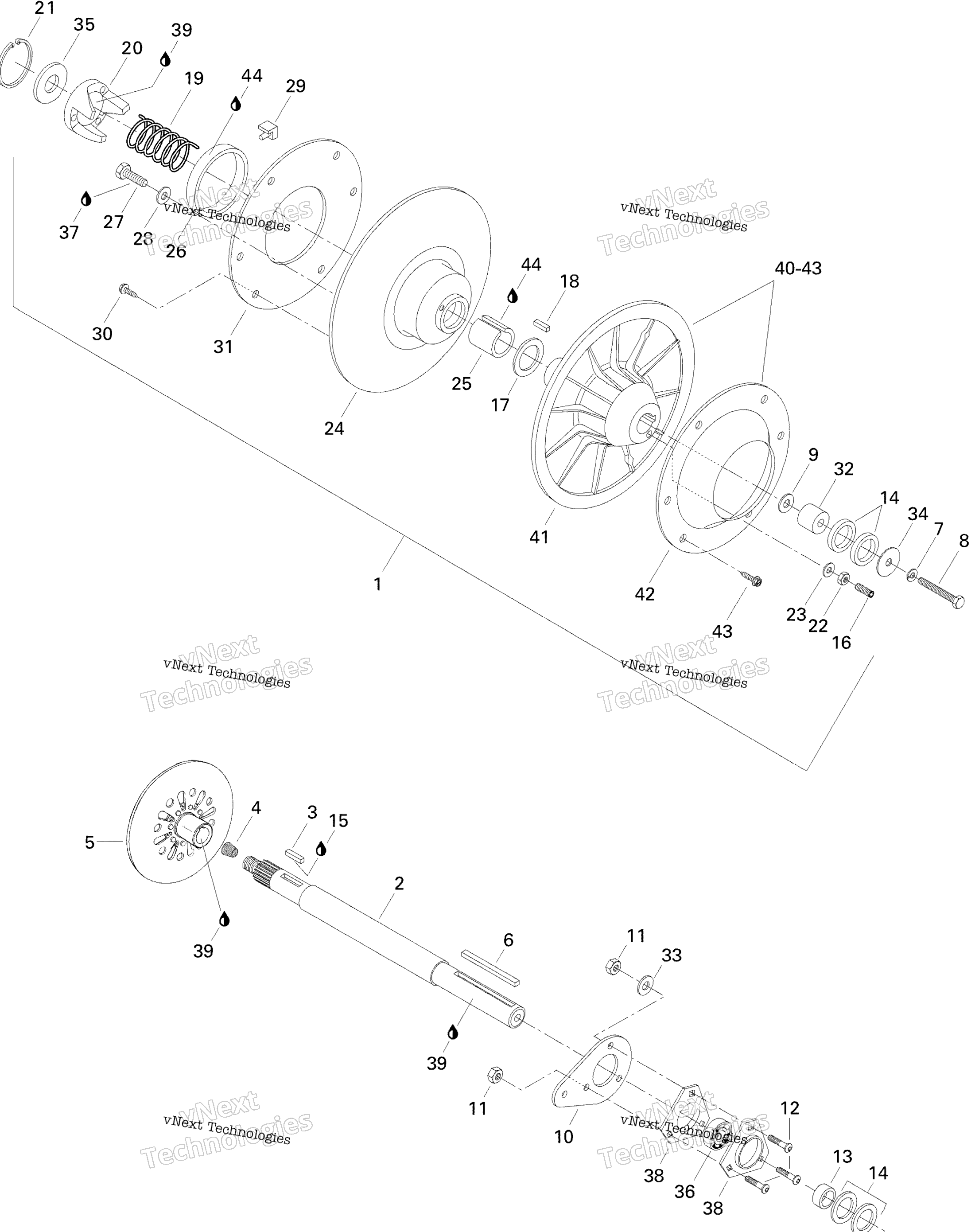 Ведомый Pulley 440