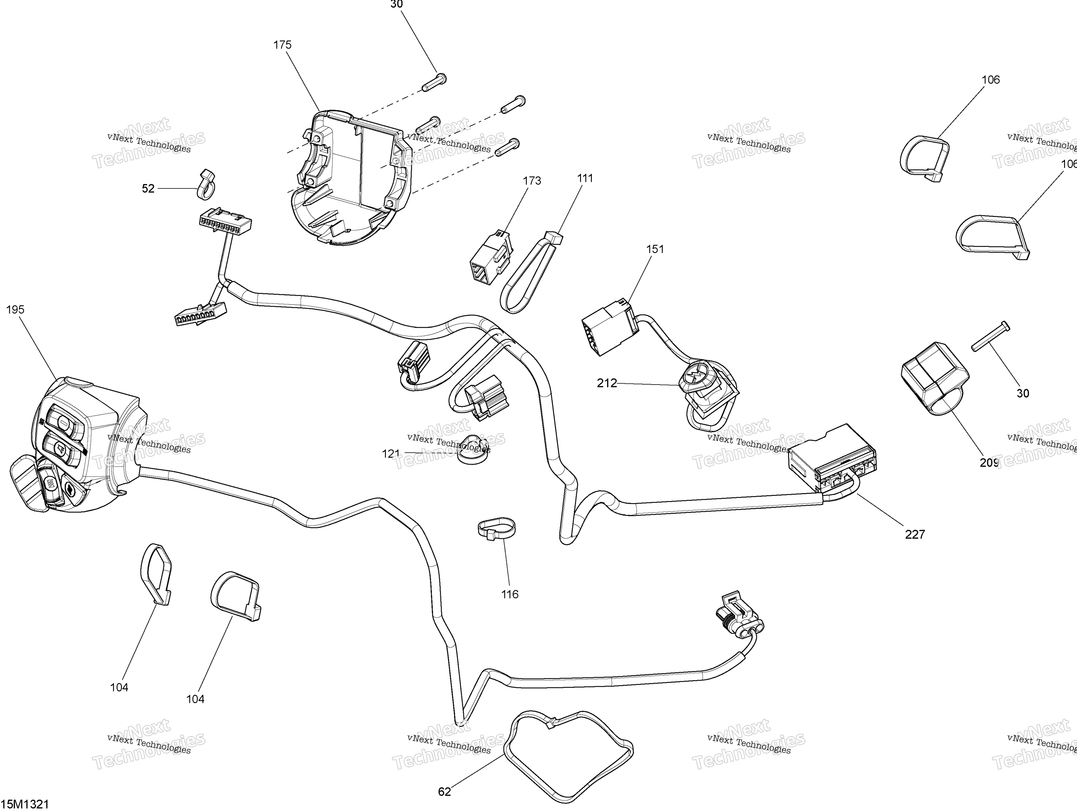 Рулевое управление Wiring Harness