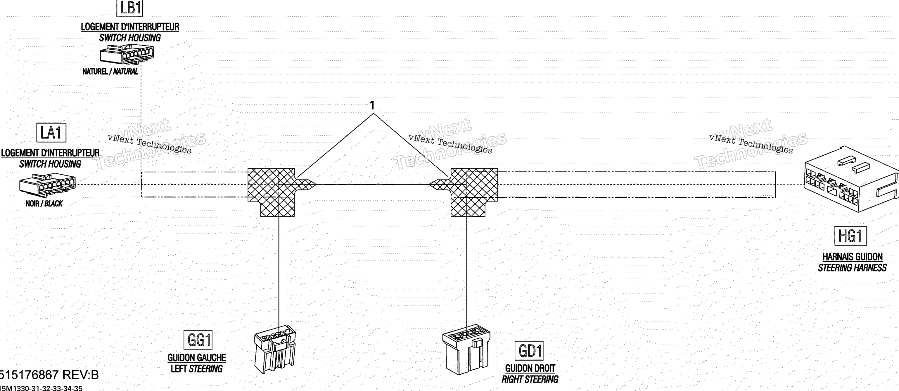 Рулевое управление Wiring Harness