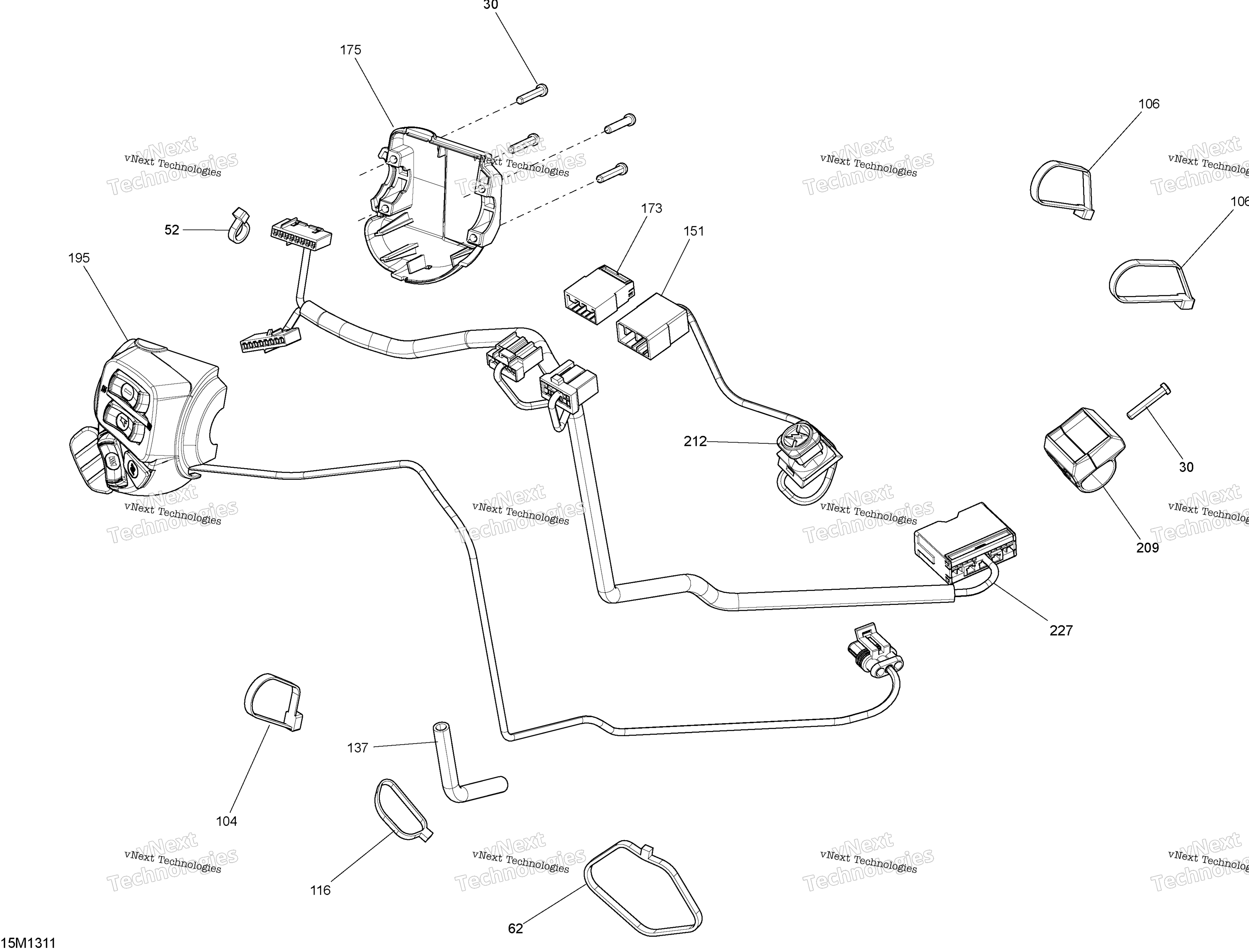Рулевое управление Wiring Harness