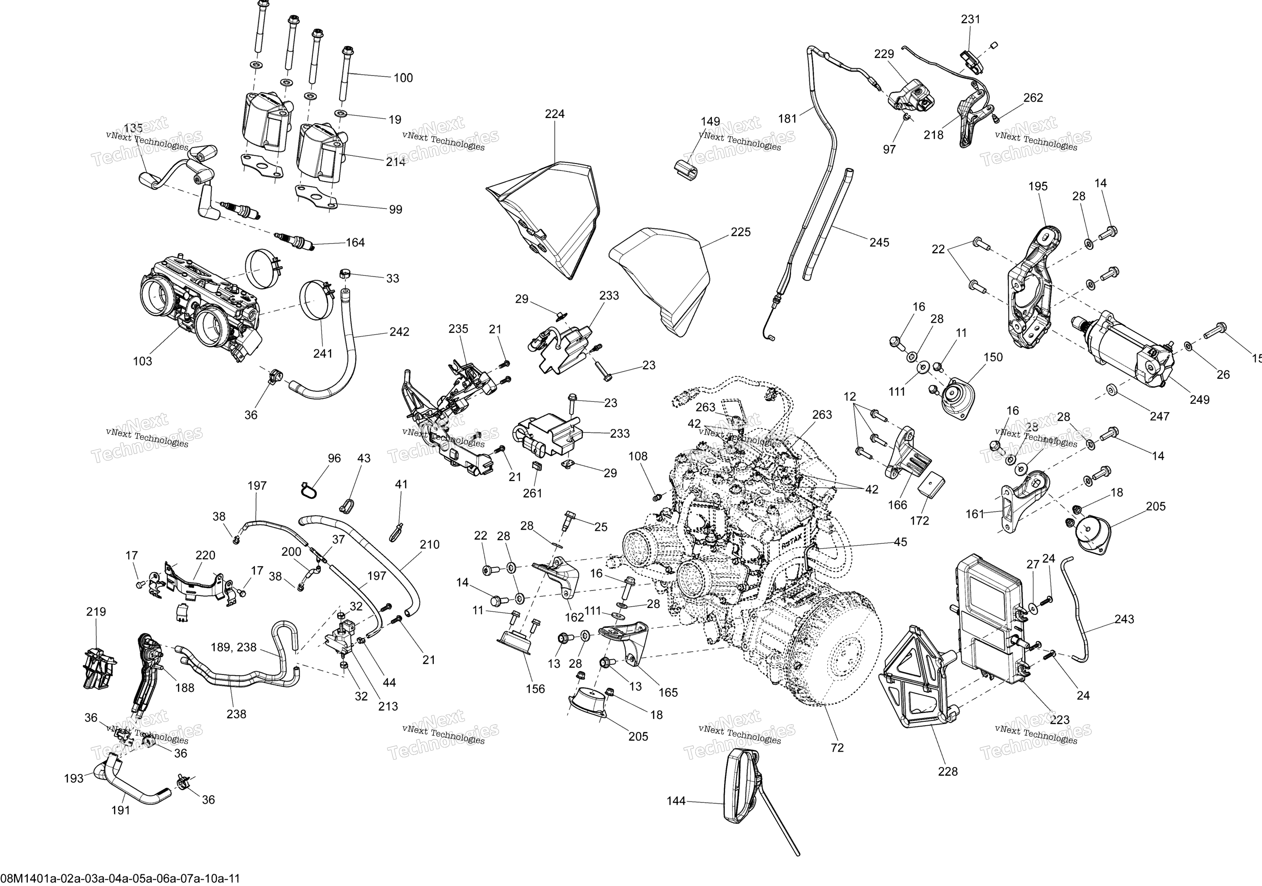 Двигатель And Engine Support 600Hoetec