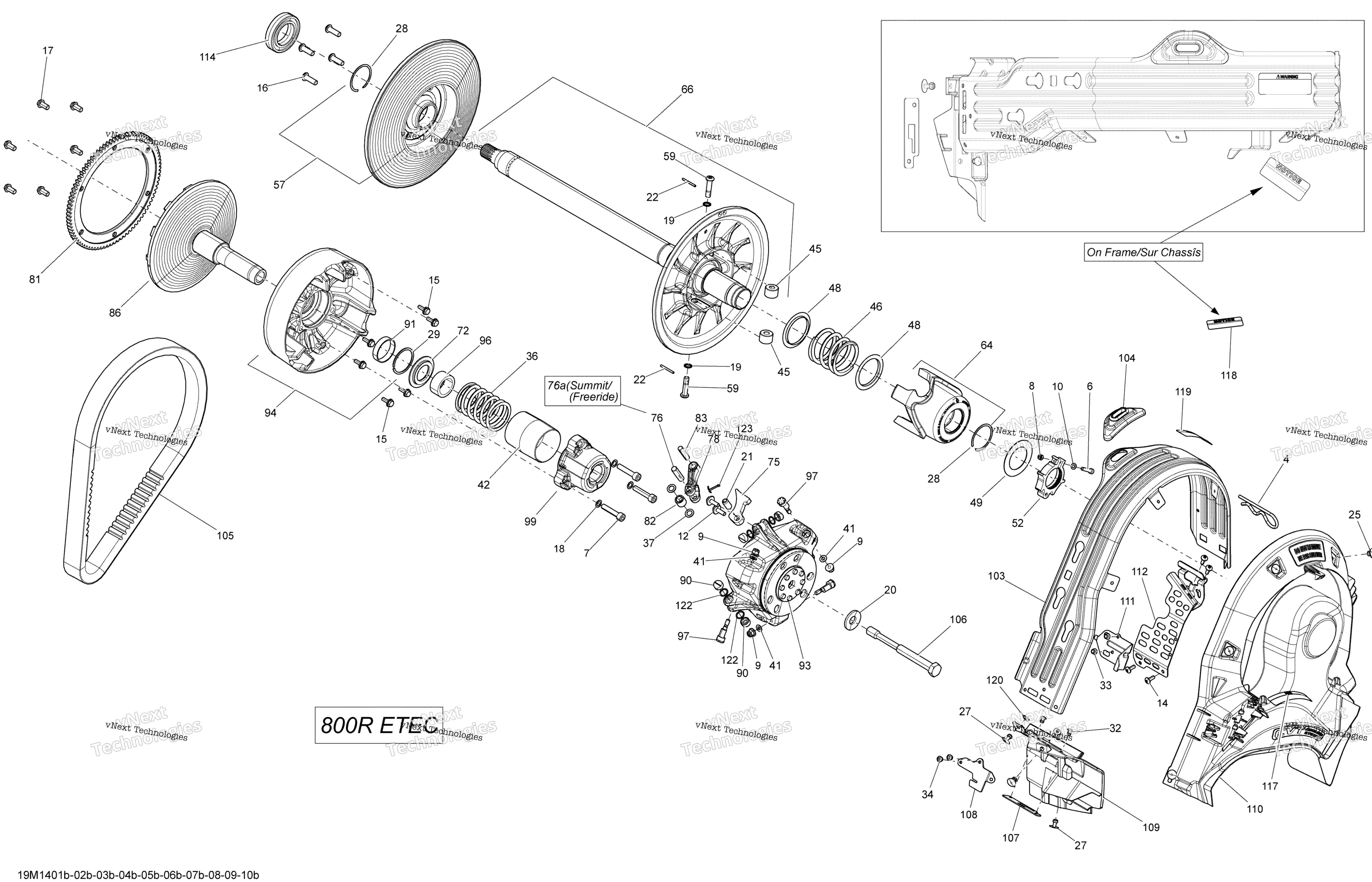 Шкив System 800R Etec