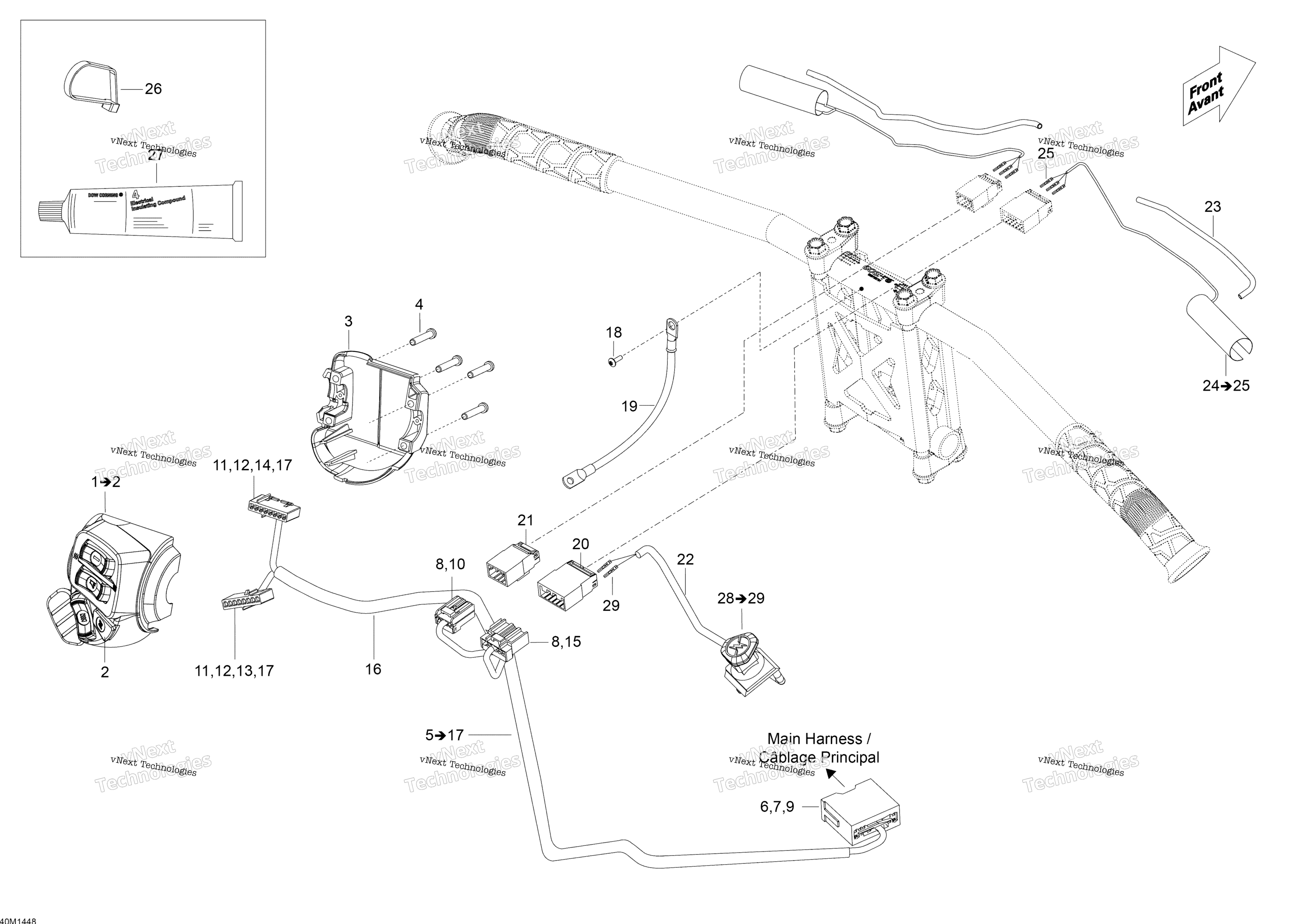 Рулевое управление Wiring Harness