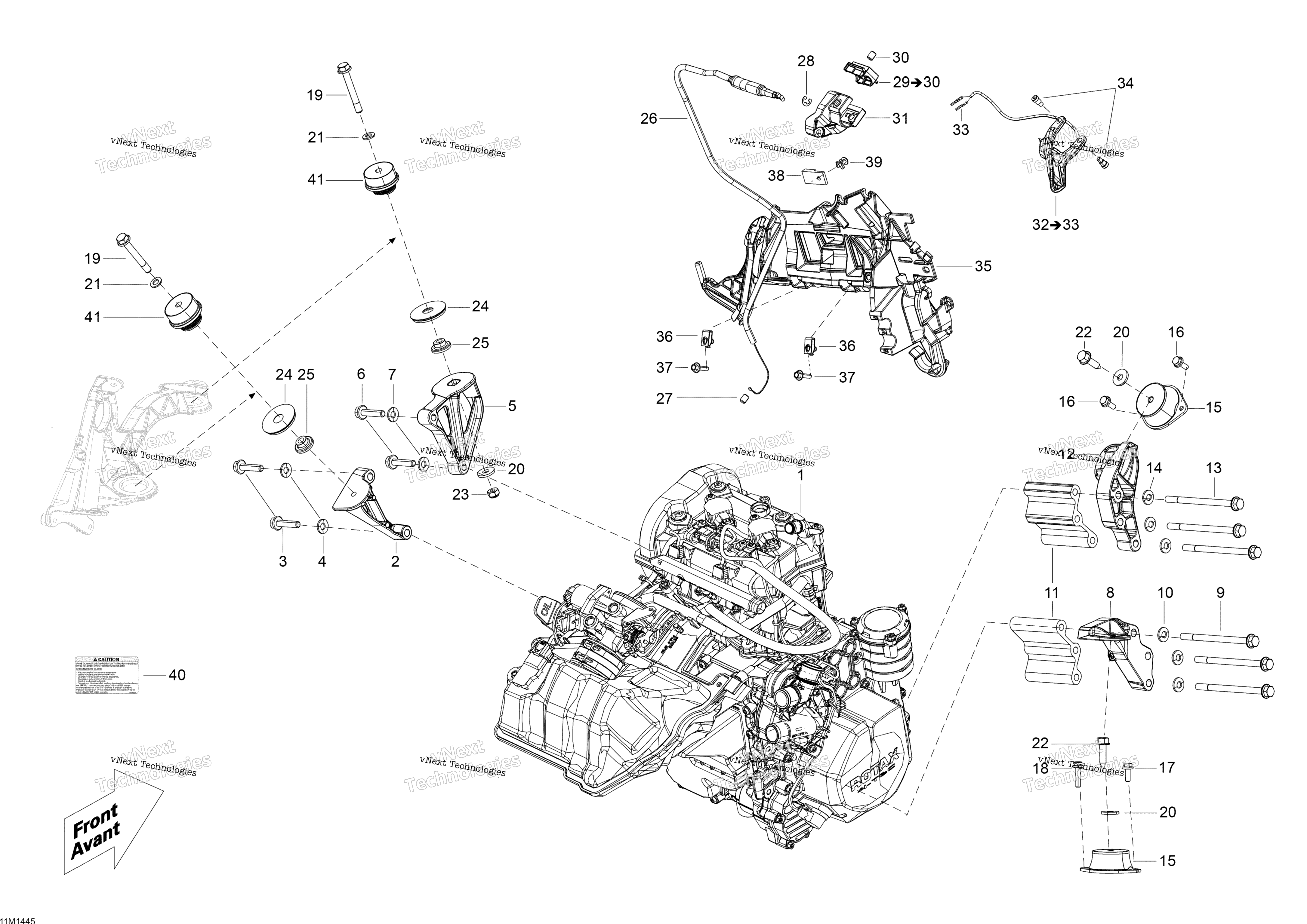 Двигатель And Engine Support