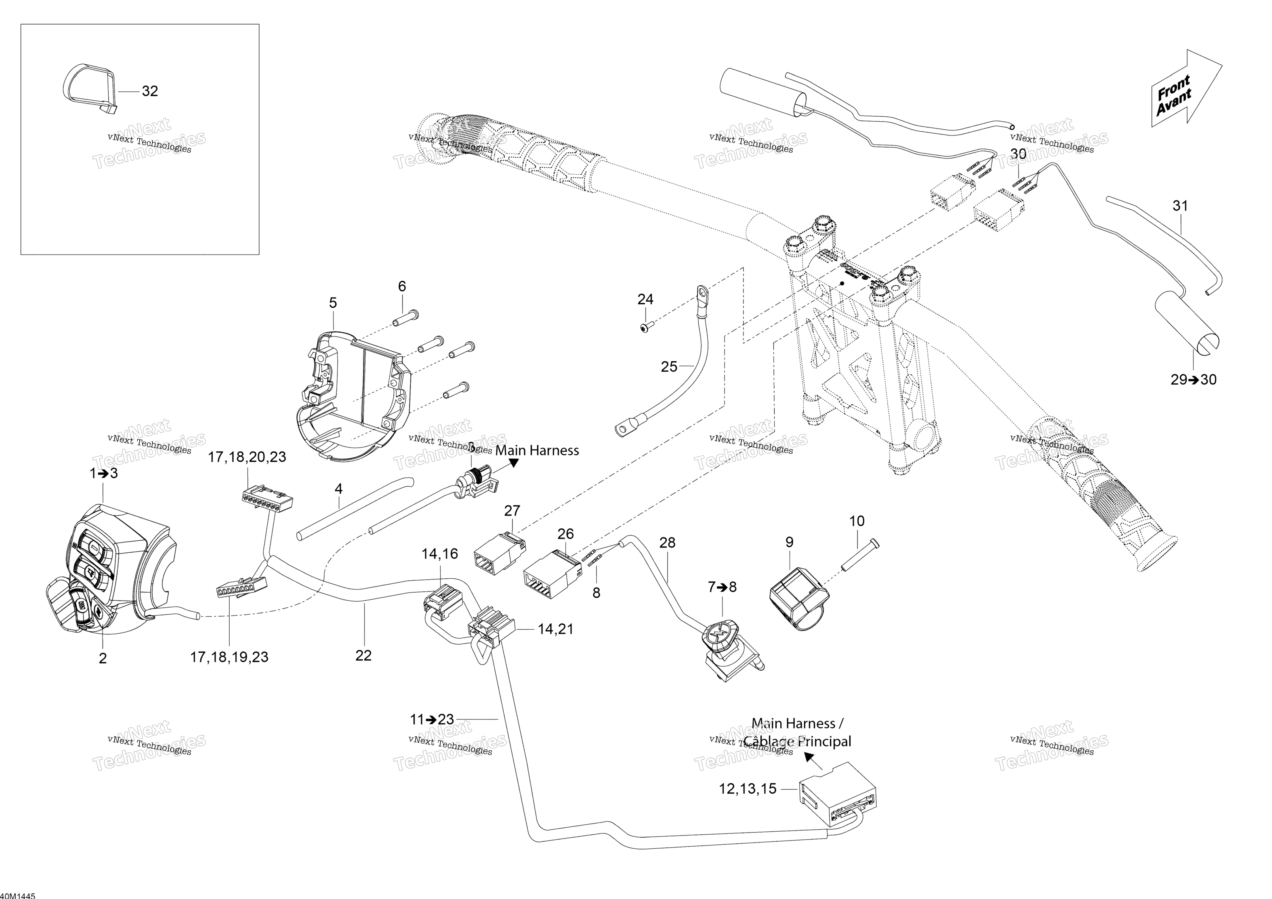 Рулевое управление Wiring Harness