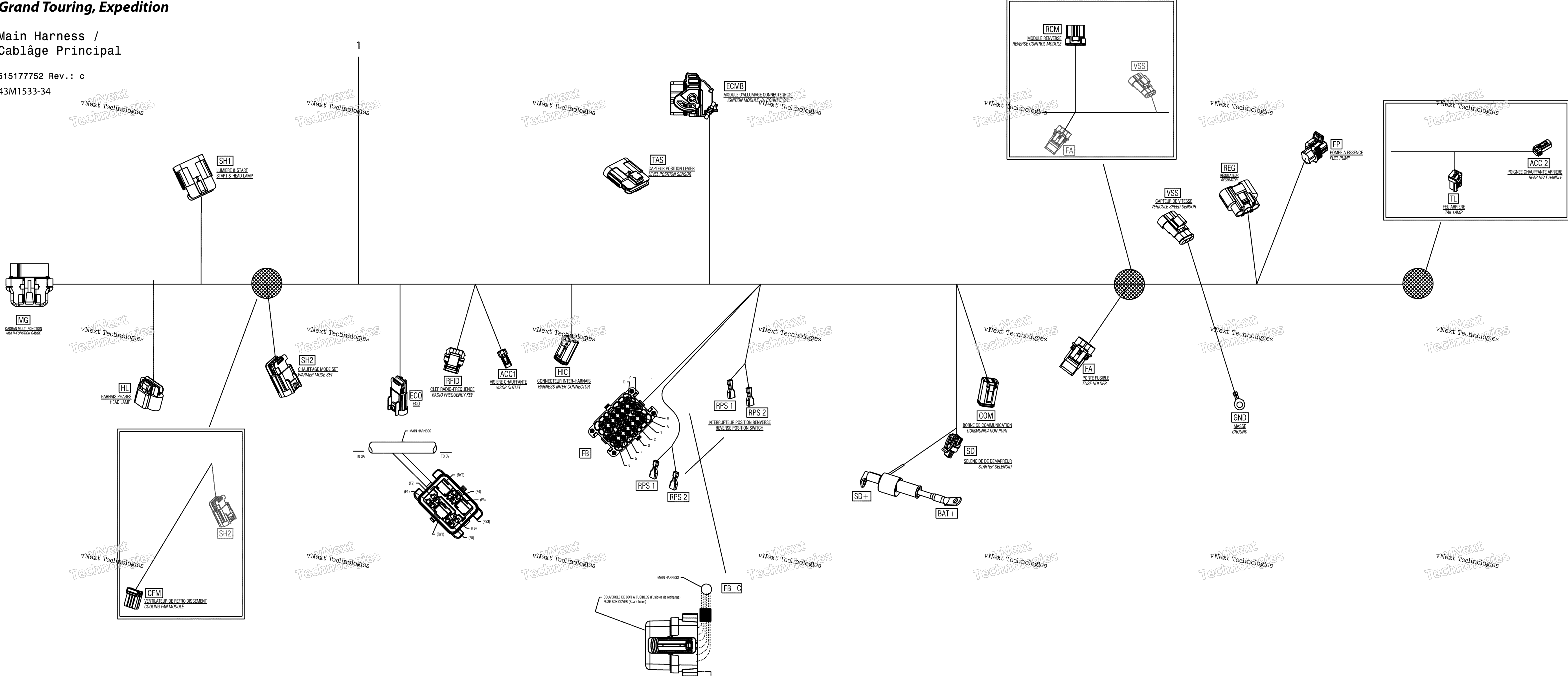 Электрооборудование Harness Main