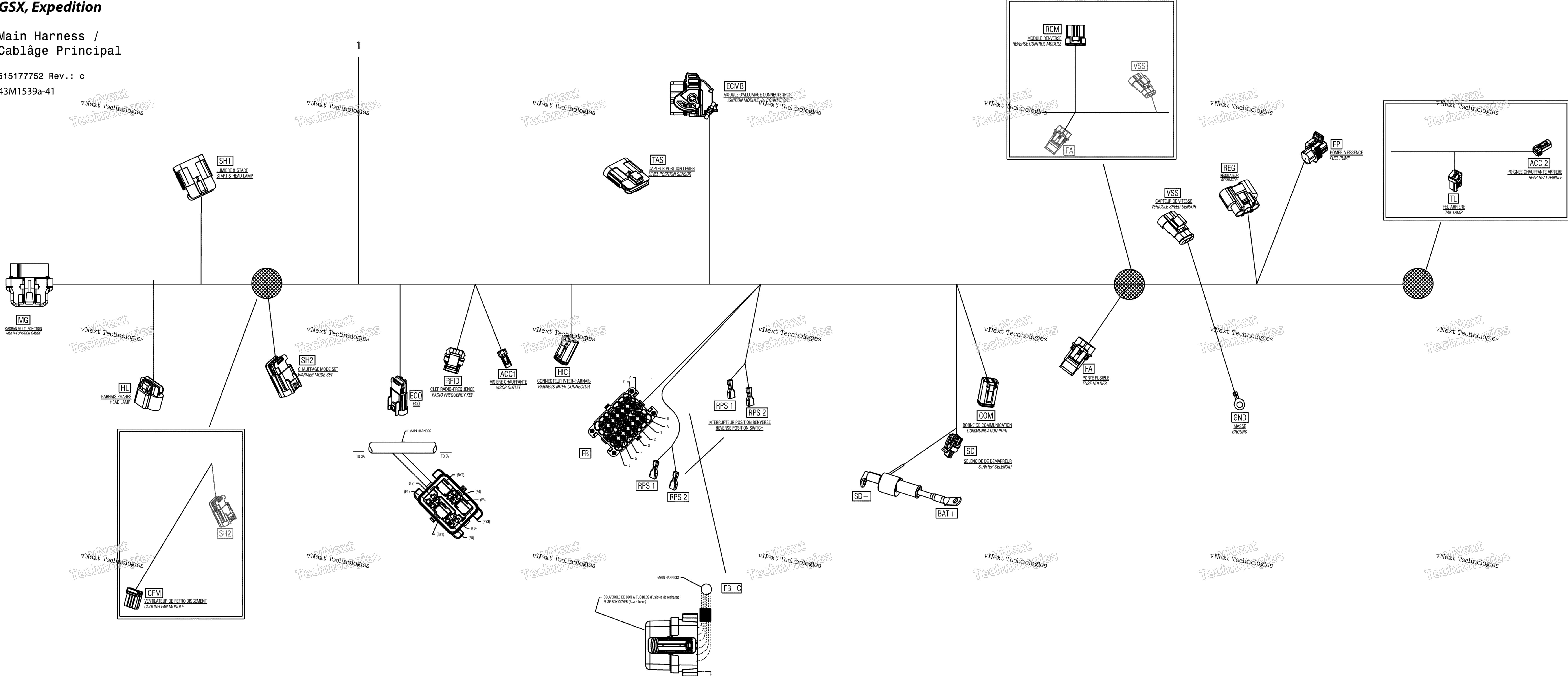 Электрооборудование Harness Main