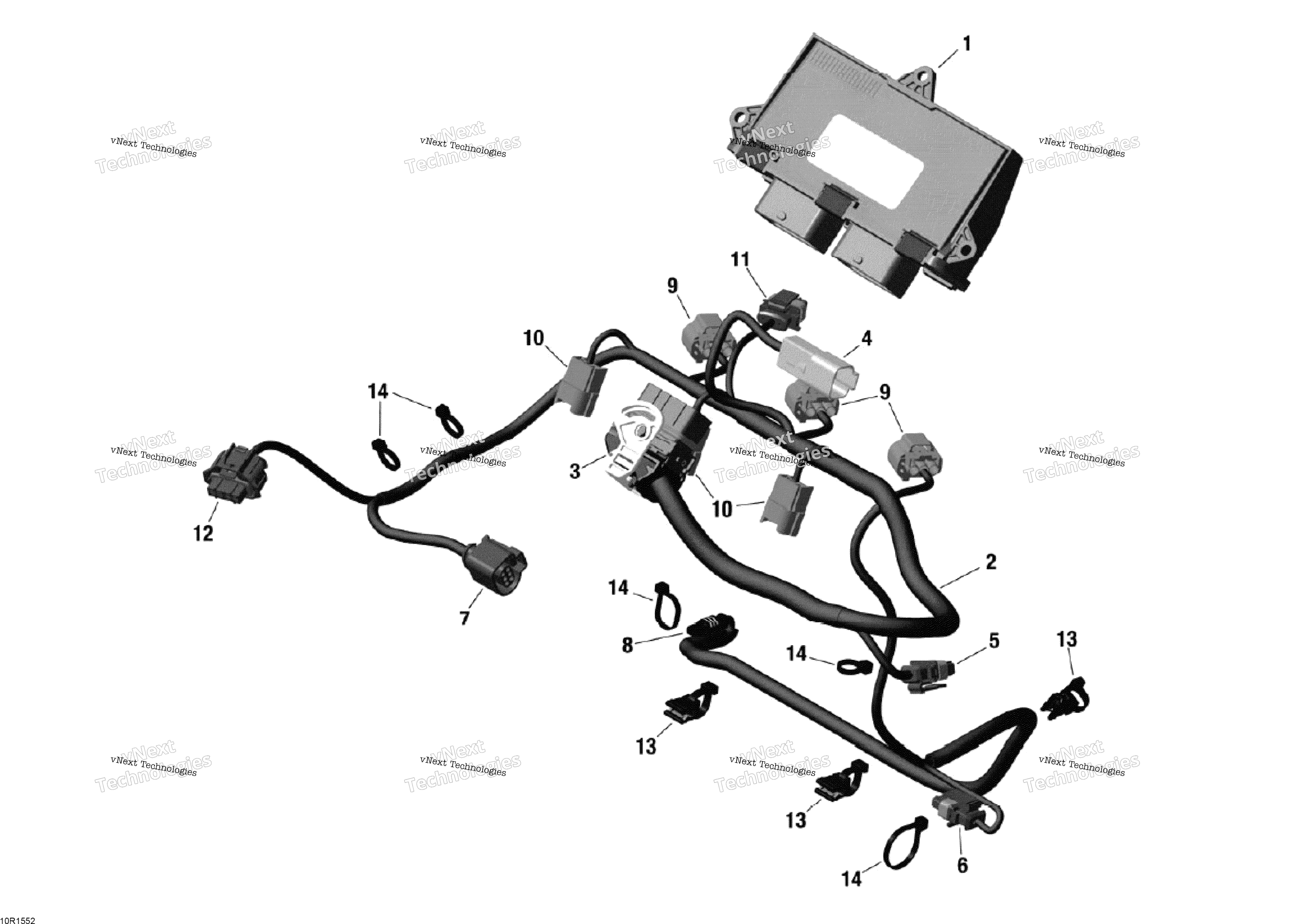 Двигатель Harness And Electronic Module
