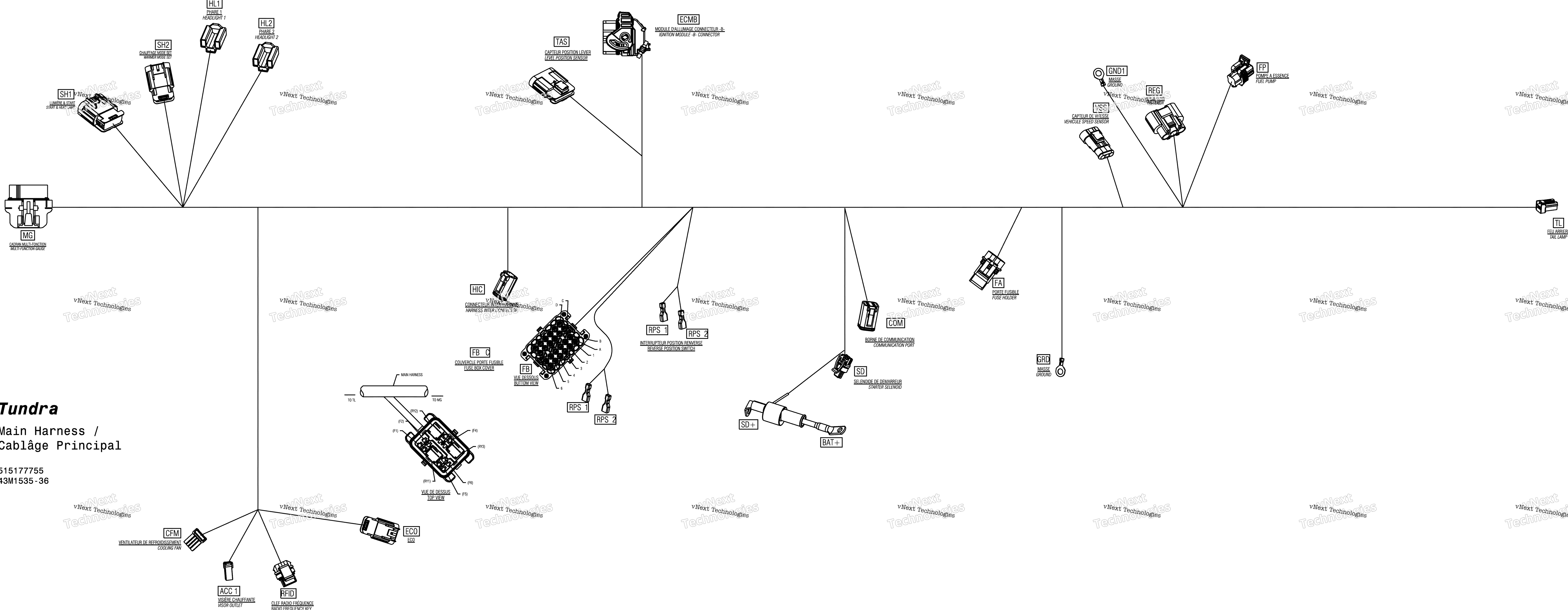 Электрооборудование Harness Main