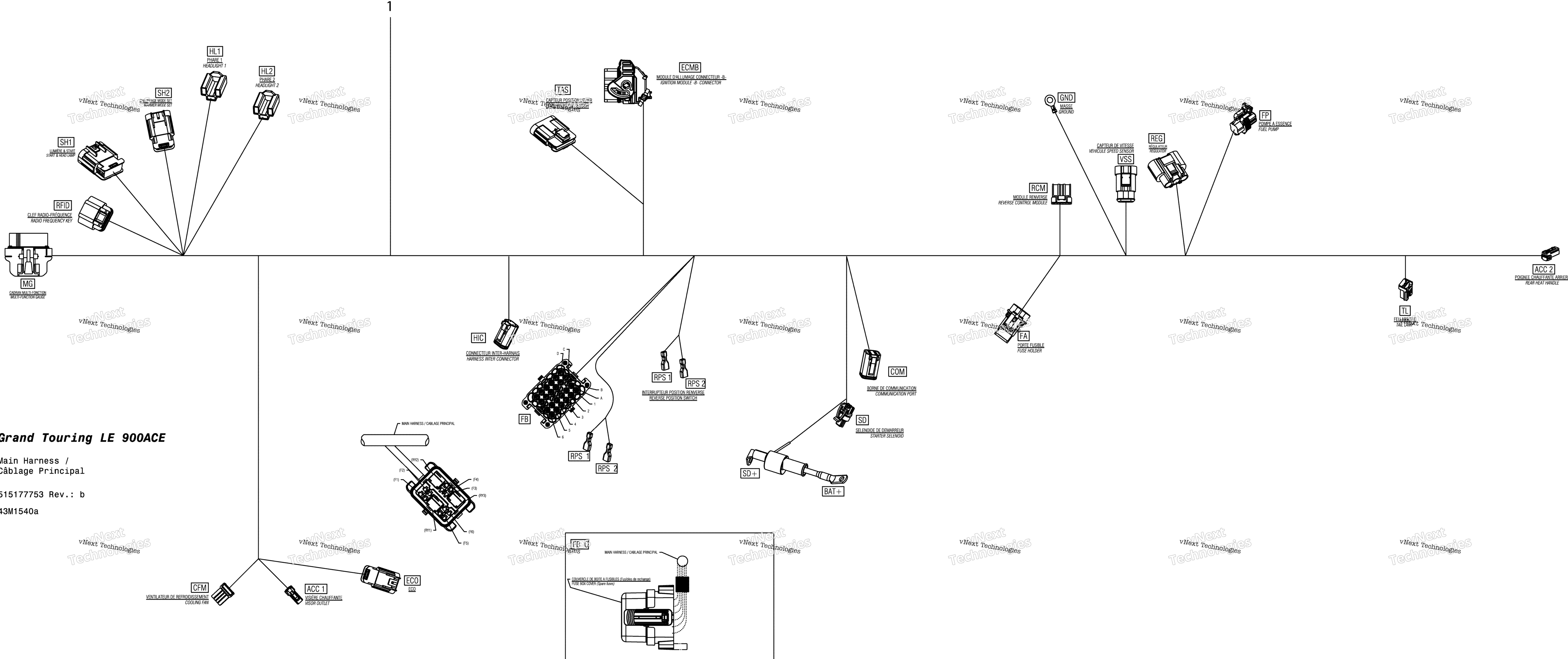 Электрооборудование Harness Main