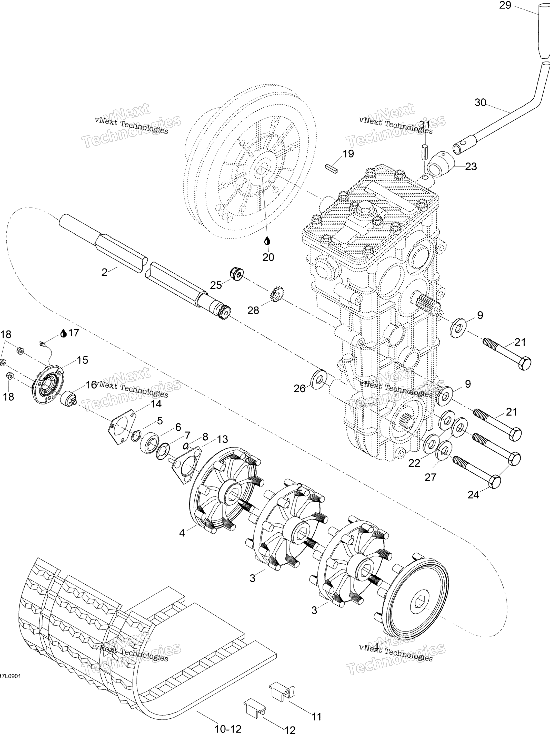 Привод Axle And Track