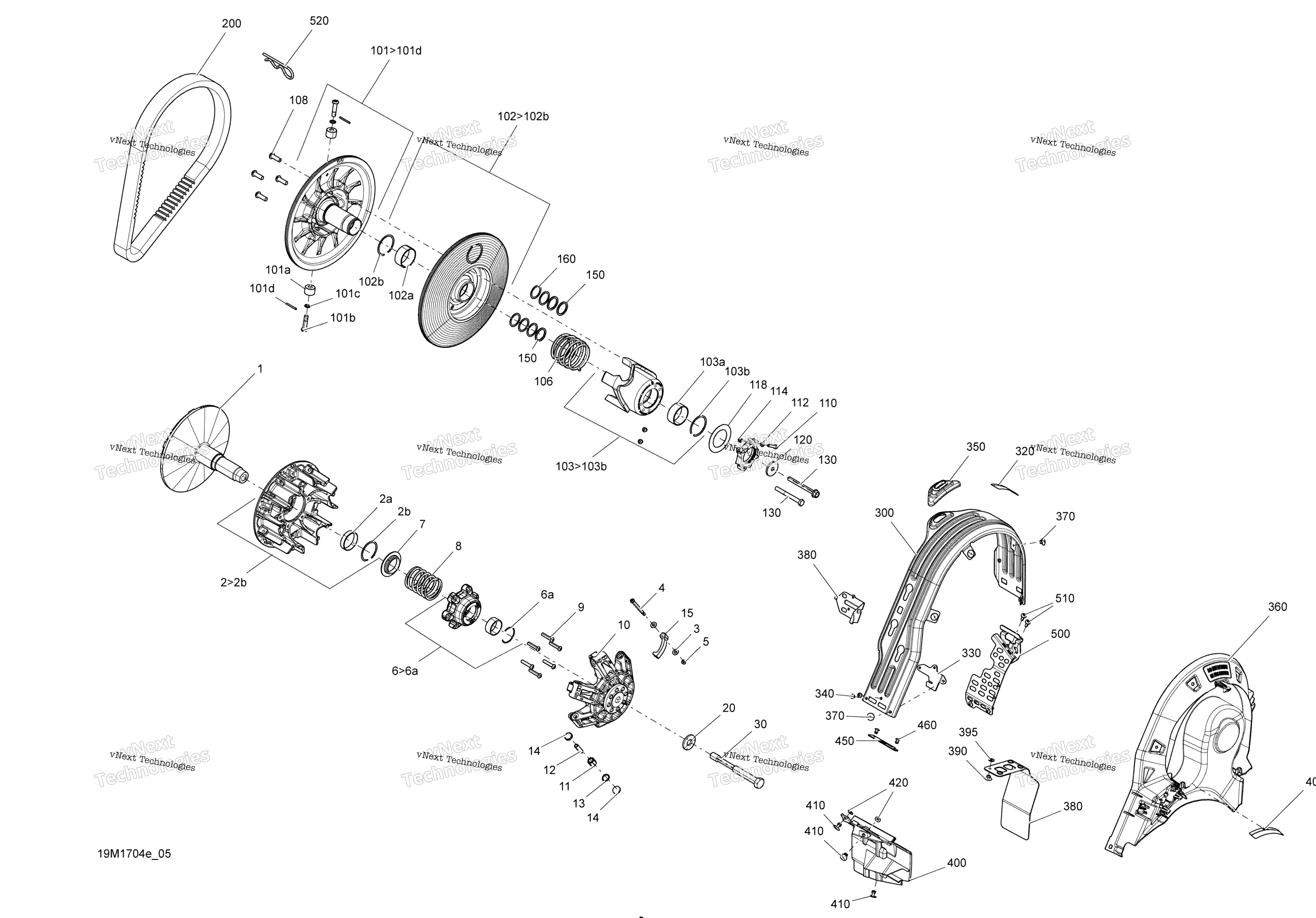Шкив System - 600-900 Ace