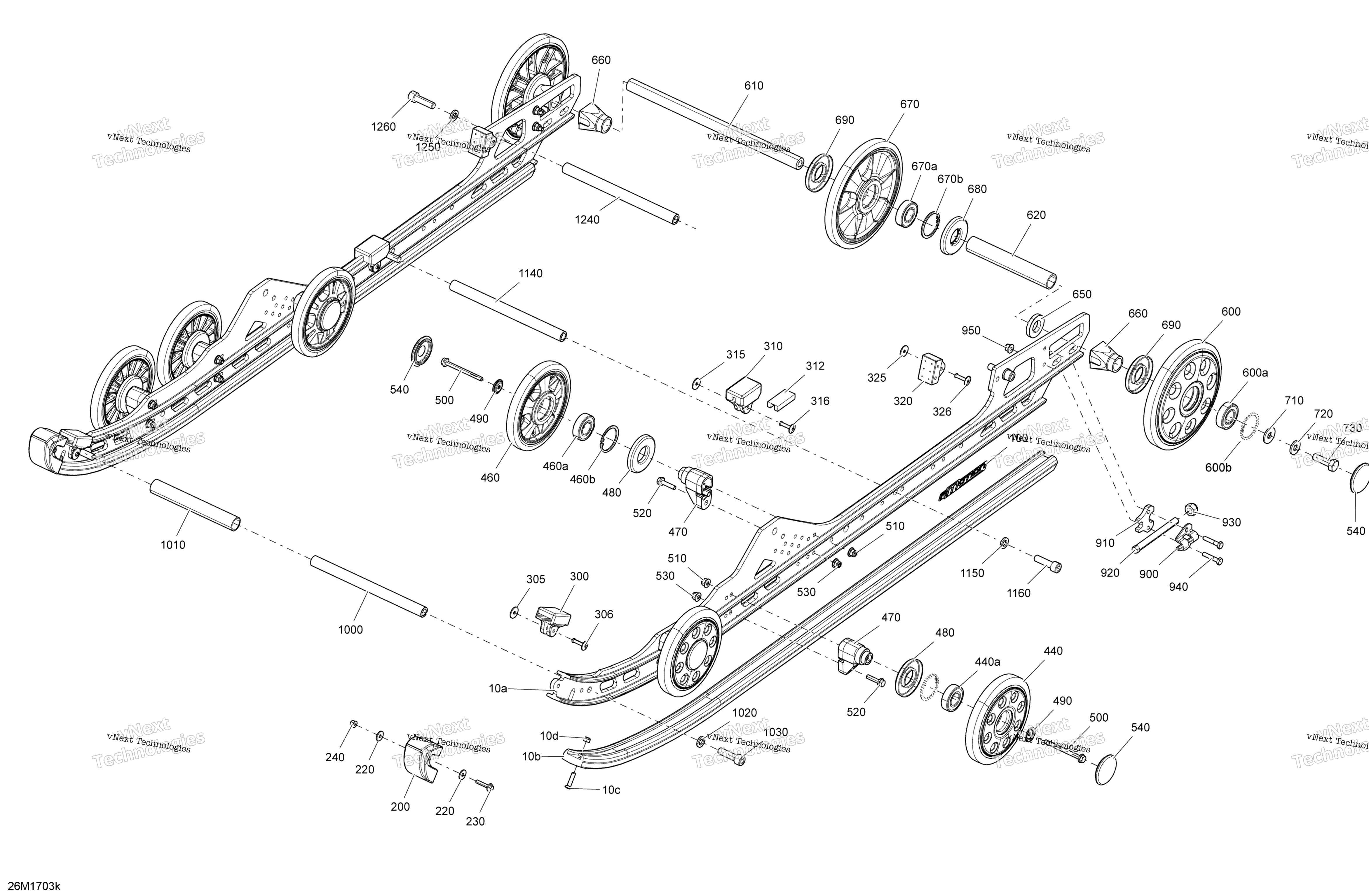 Задняя часть Suspension - Rmotion - Package Adrenaline - Inferior