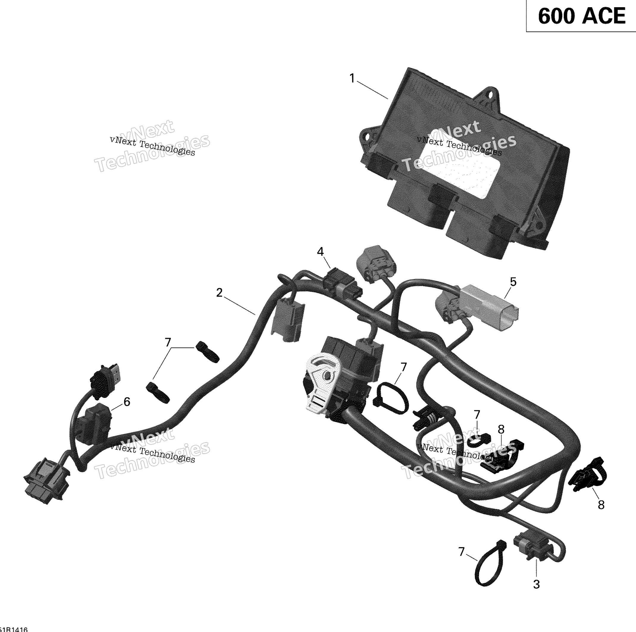 Двигатель Harness And Electronic Module