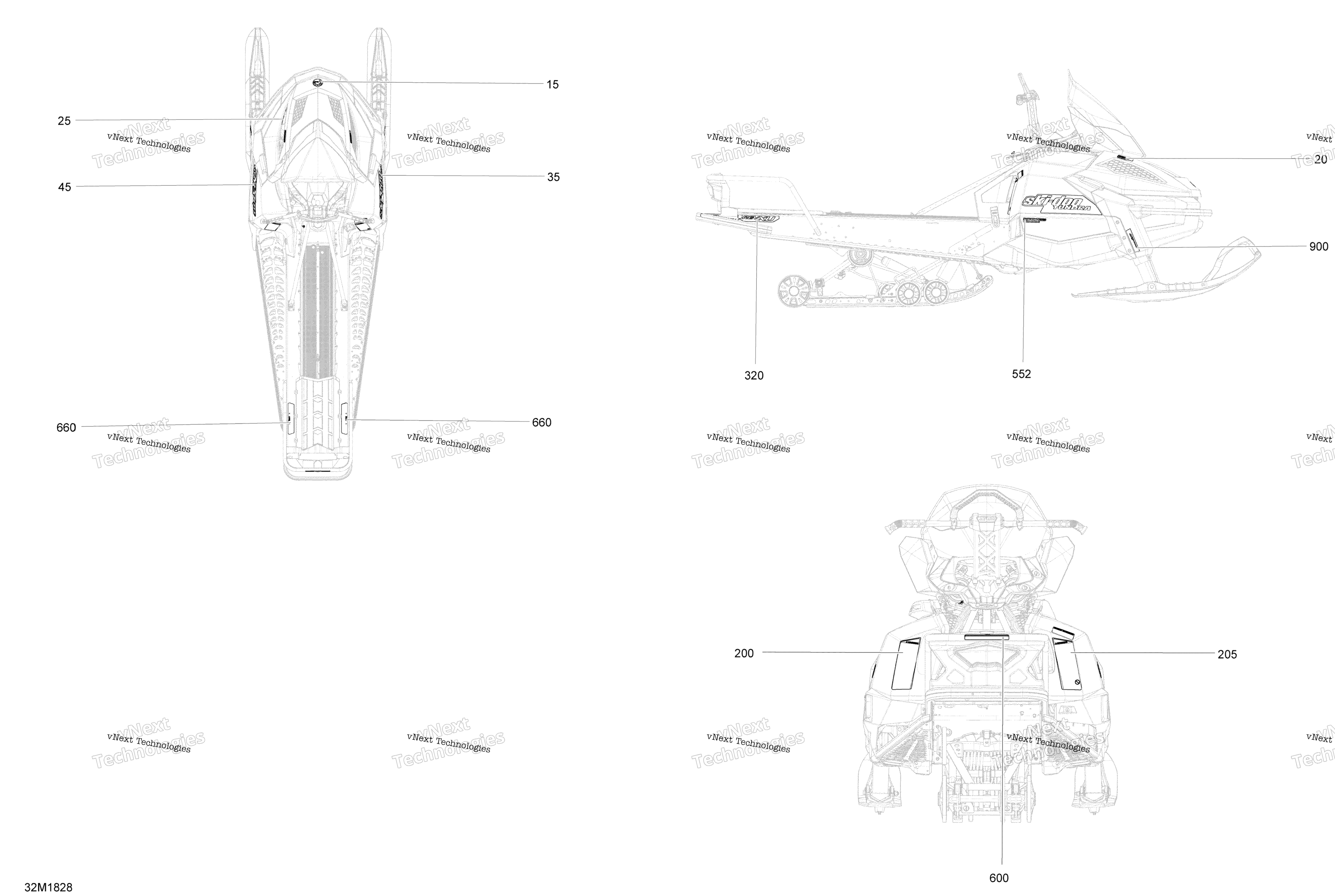 Наклейки Tundra - 550F - Package Lt