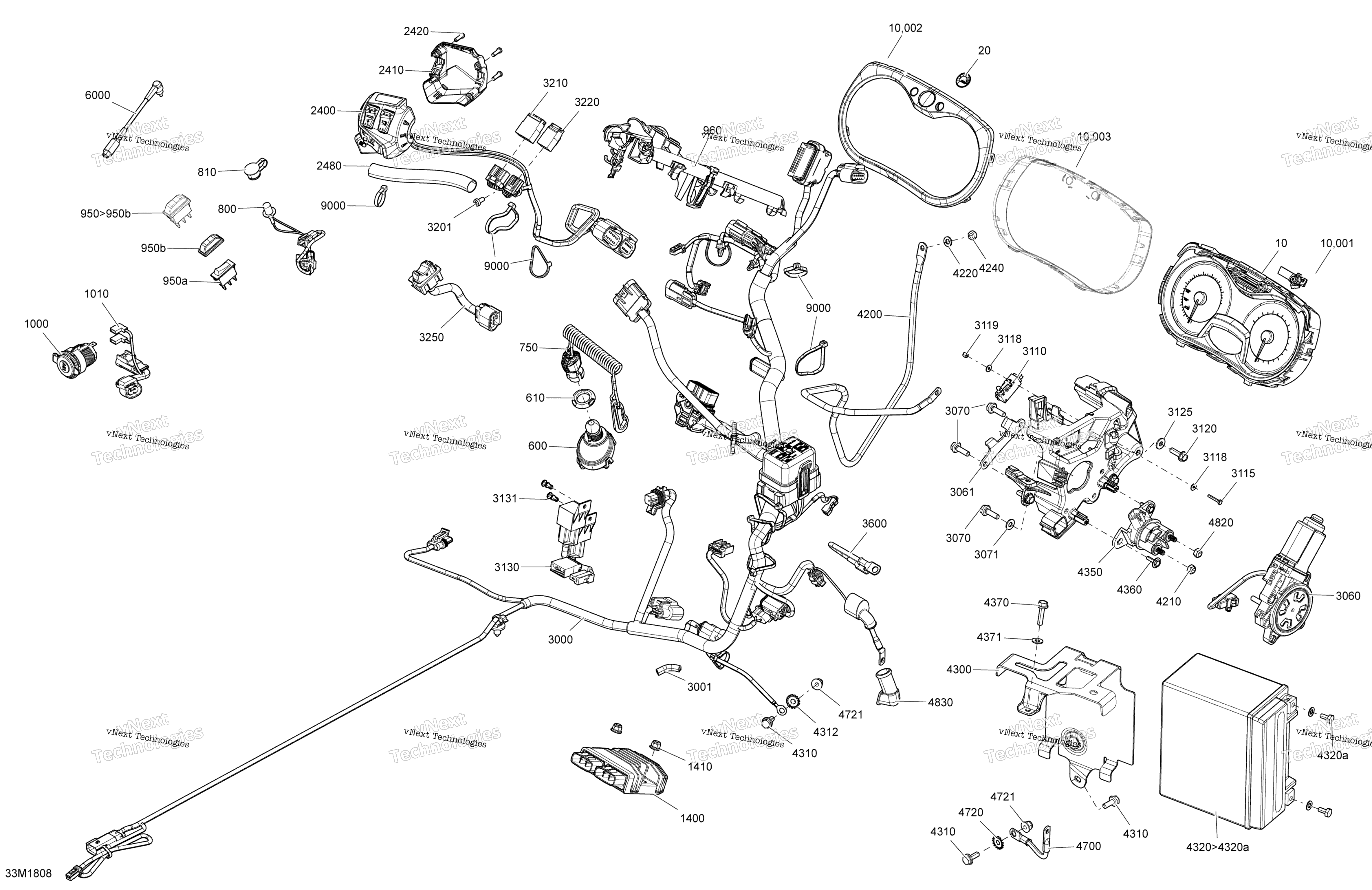 Электрооборудование System Grand Touring - 900 Ace - Package Le