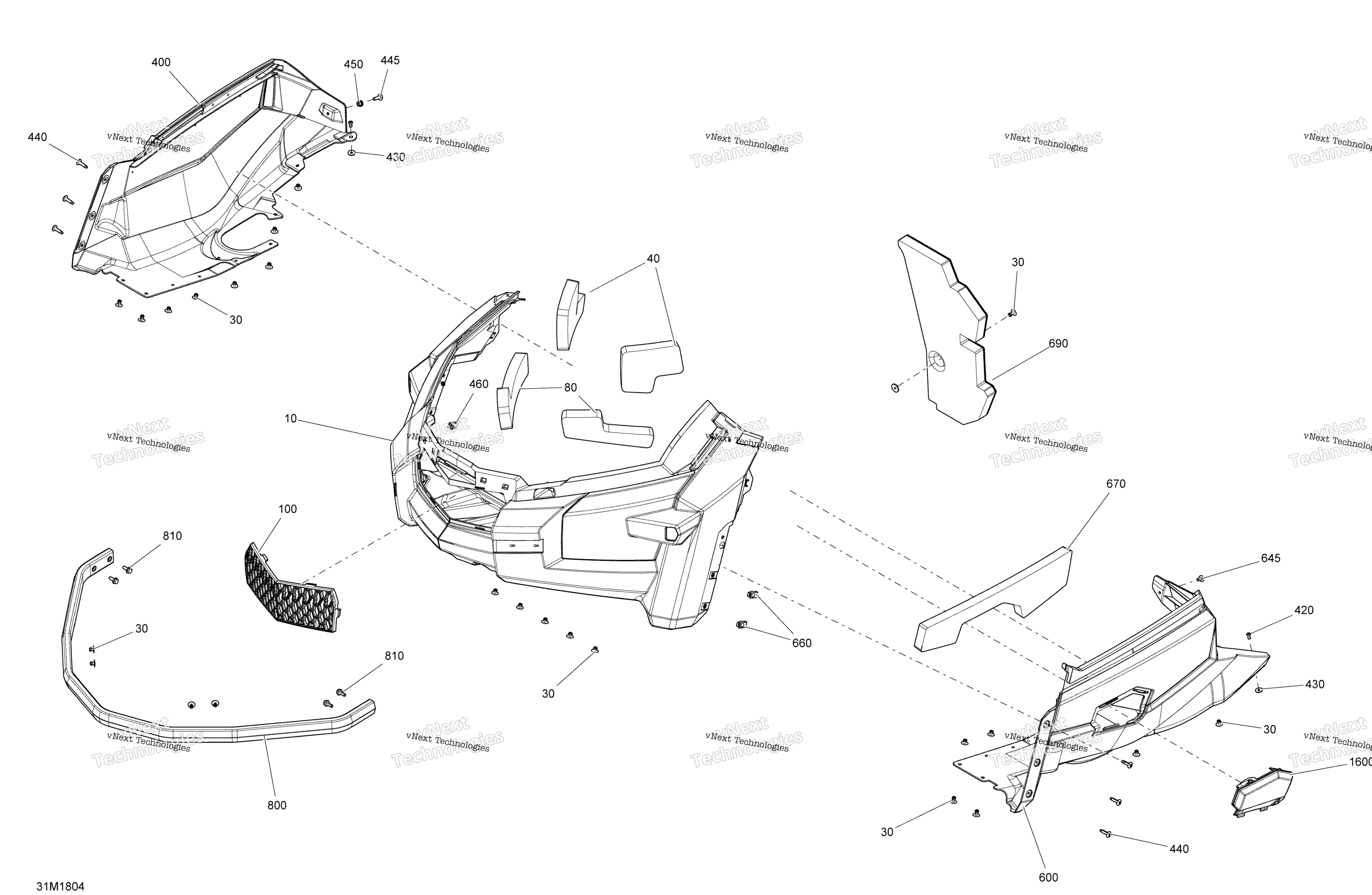 Нижняя часть Pan - 550F Tundra