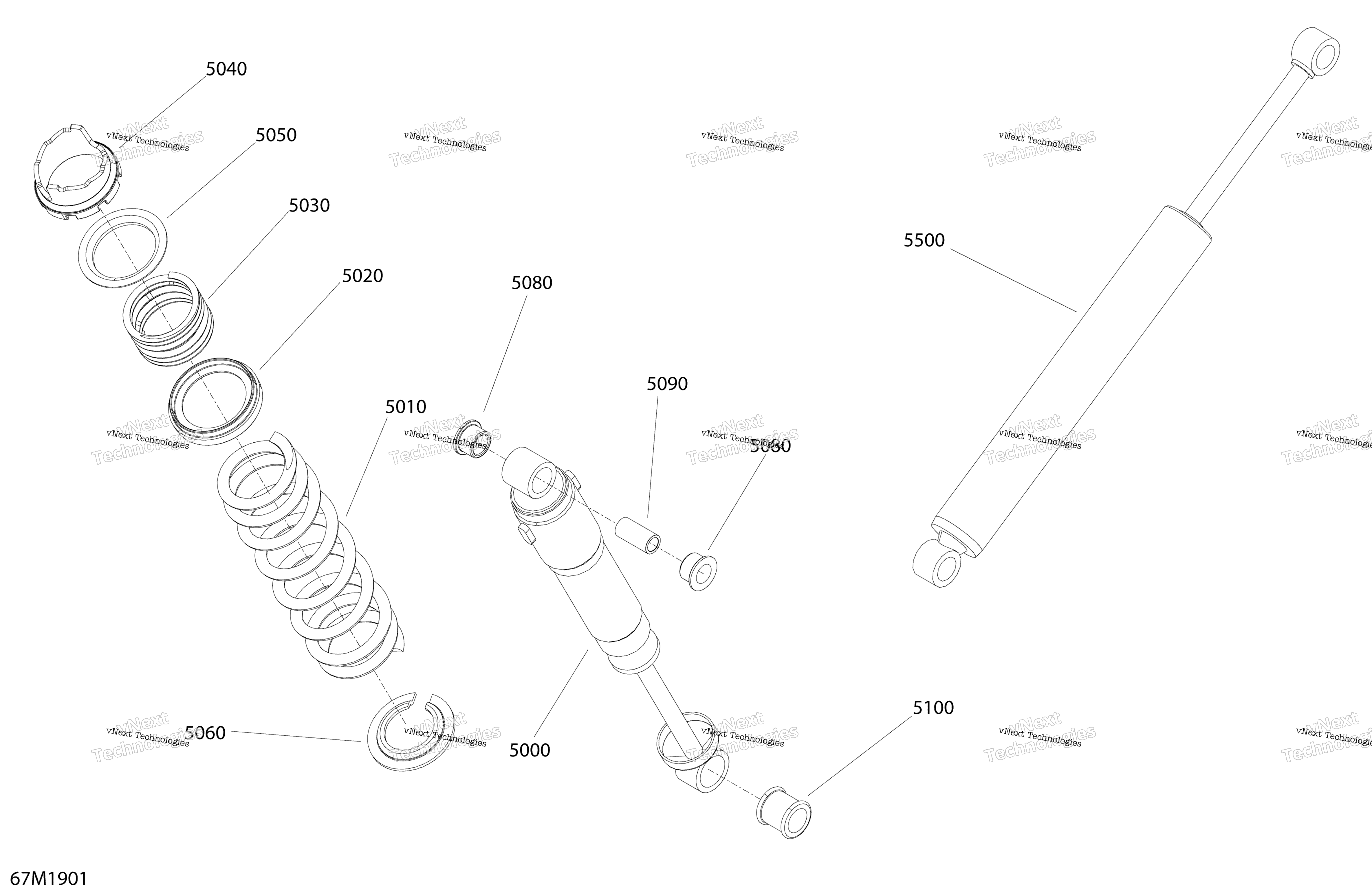 Задняя часть Shocks - Europe