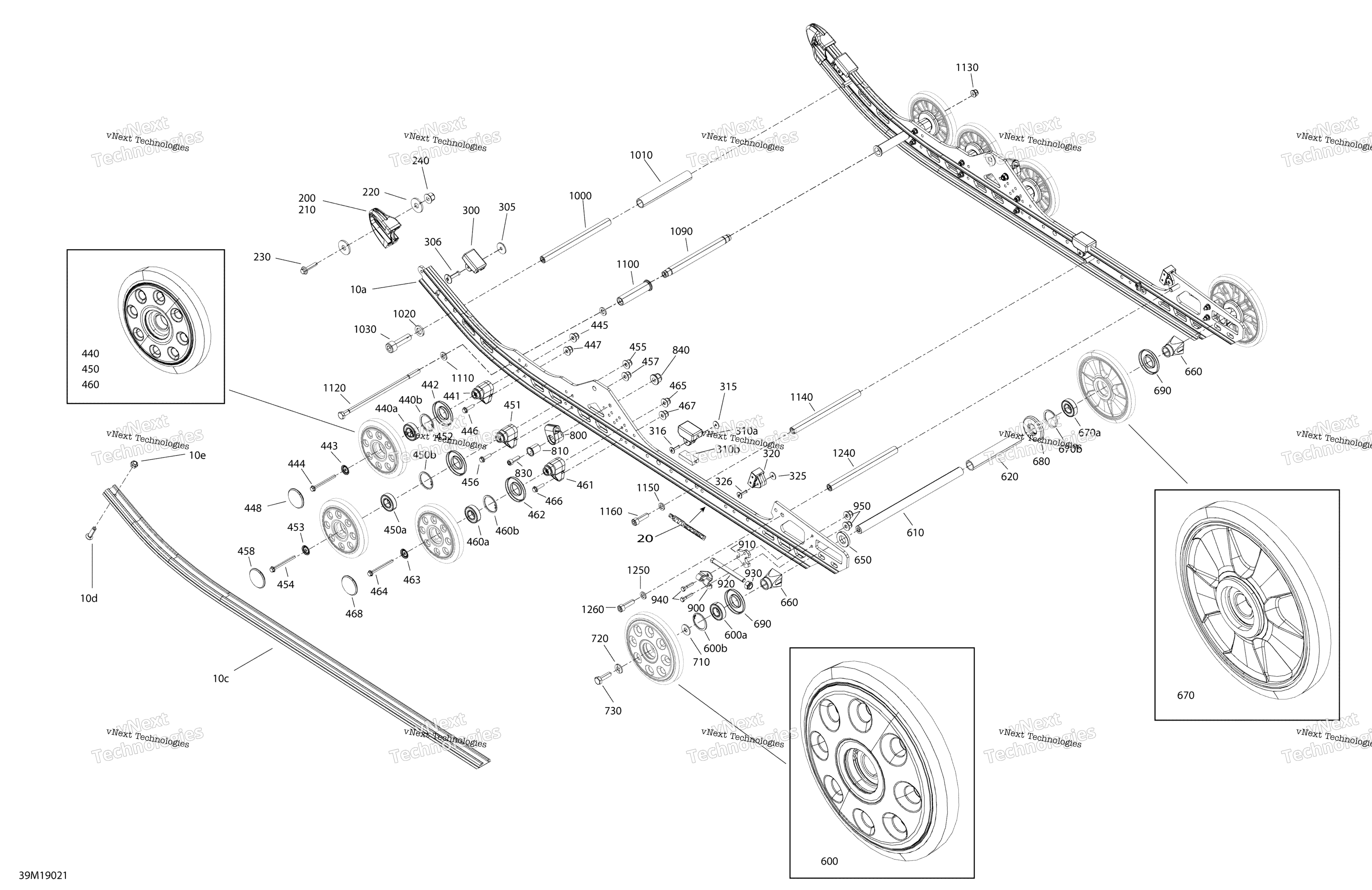 Задняя часть Suspension - Ltd - Lower Section