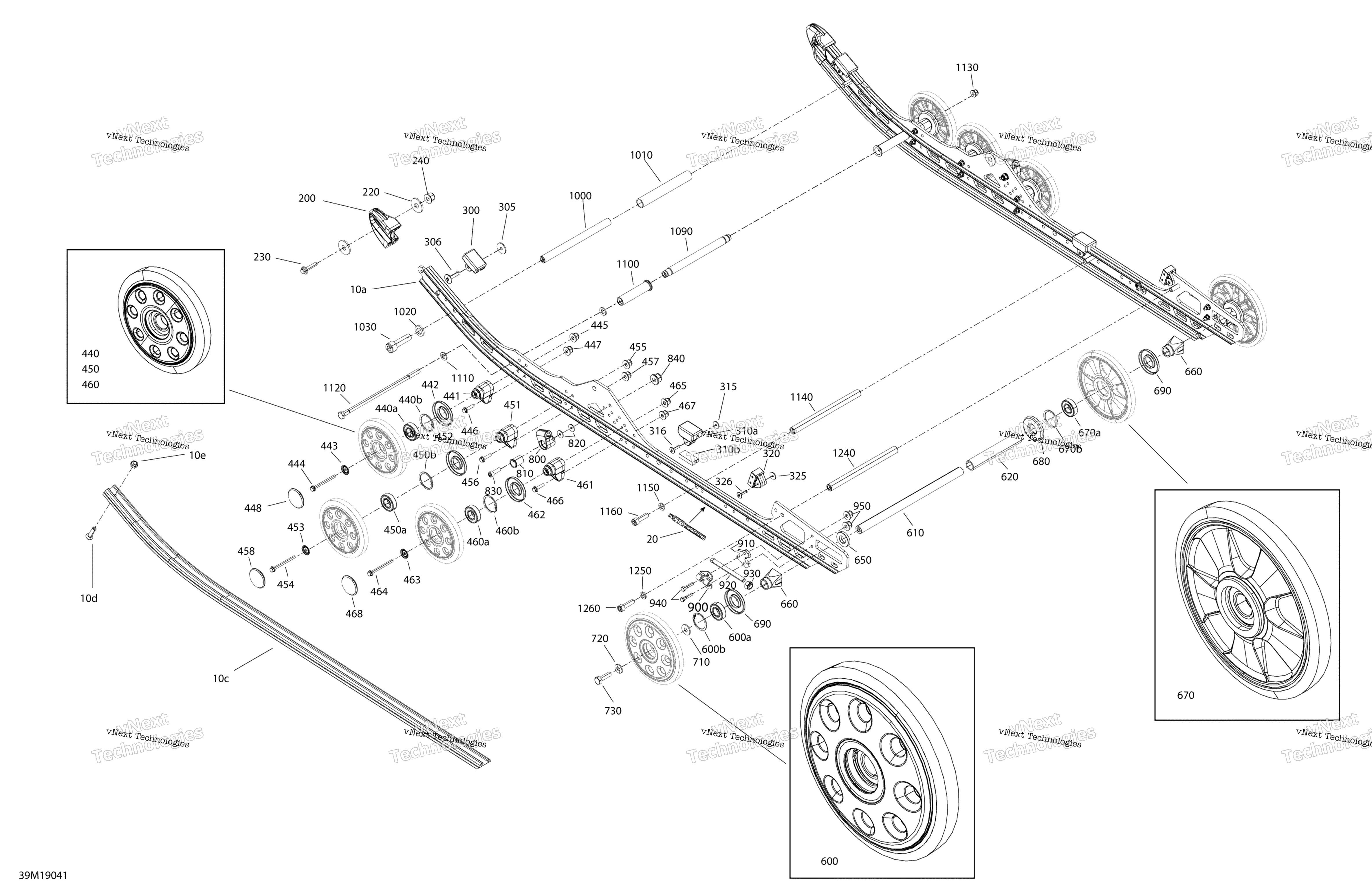 Задняя часть Suspension - Enduro - Lower Section
