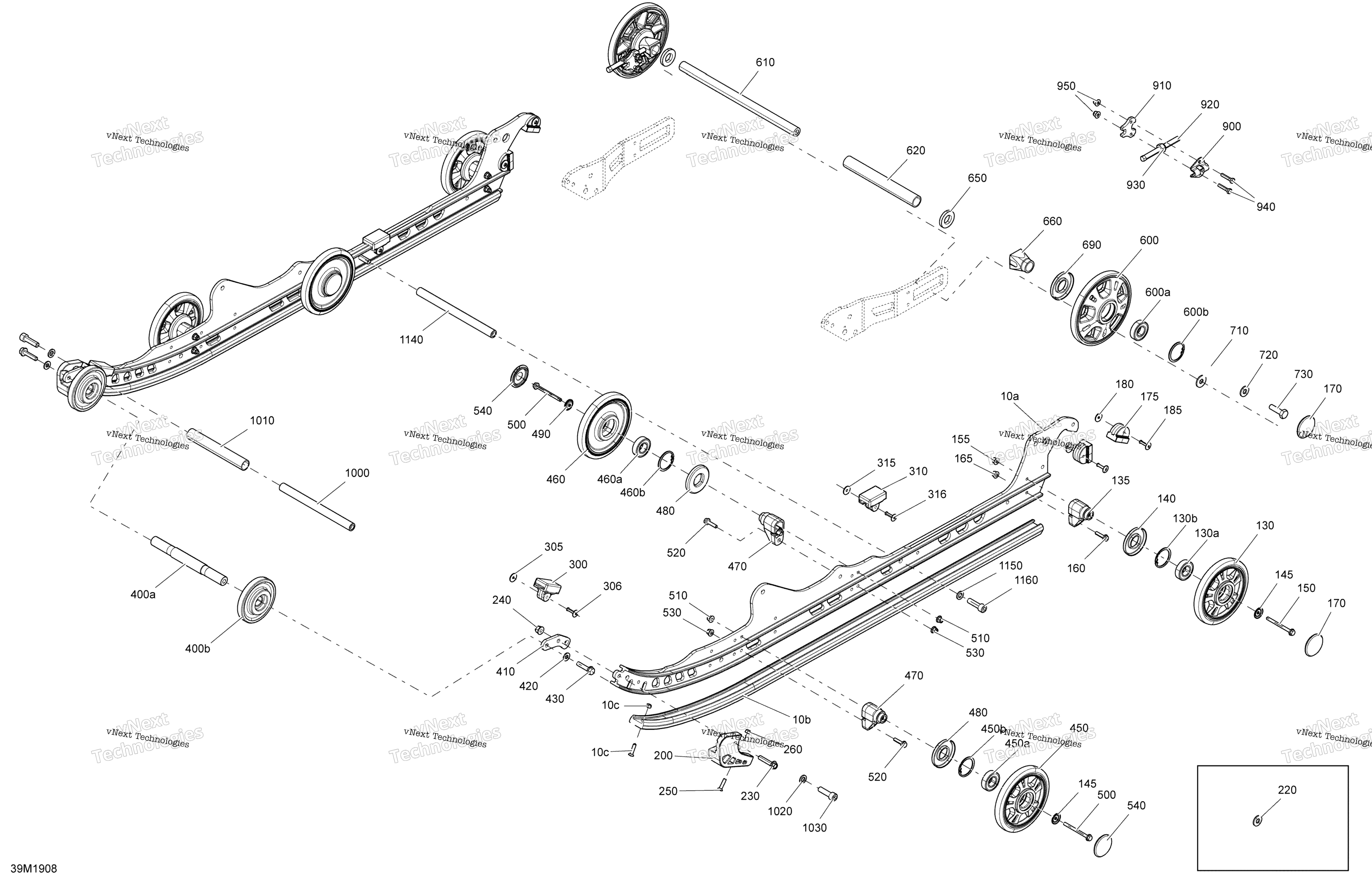 Задняя часть Suspension - Lt - Lower Section