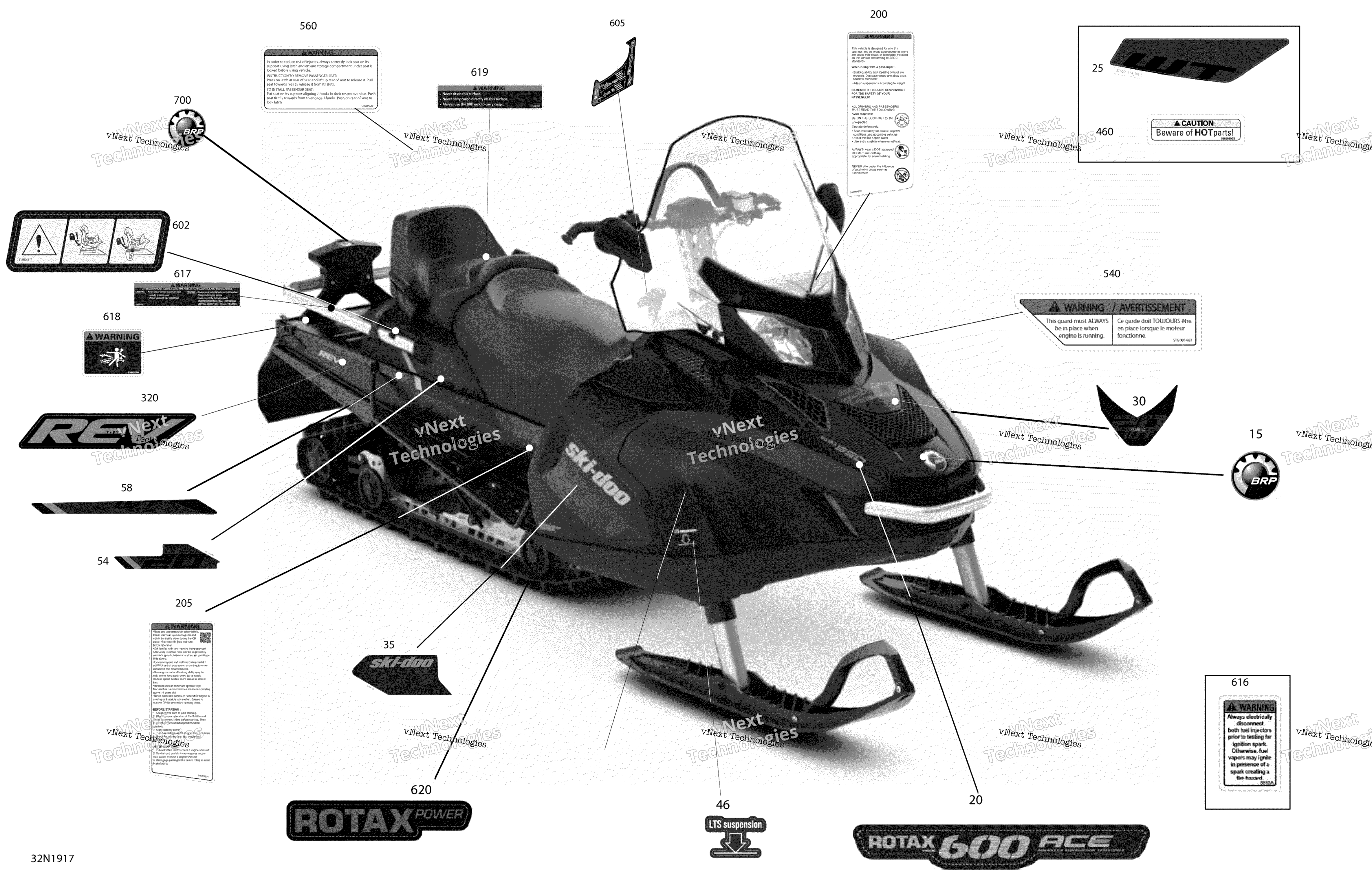 Наклейки - 600 Ace - Package Wt