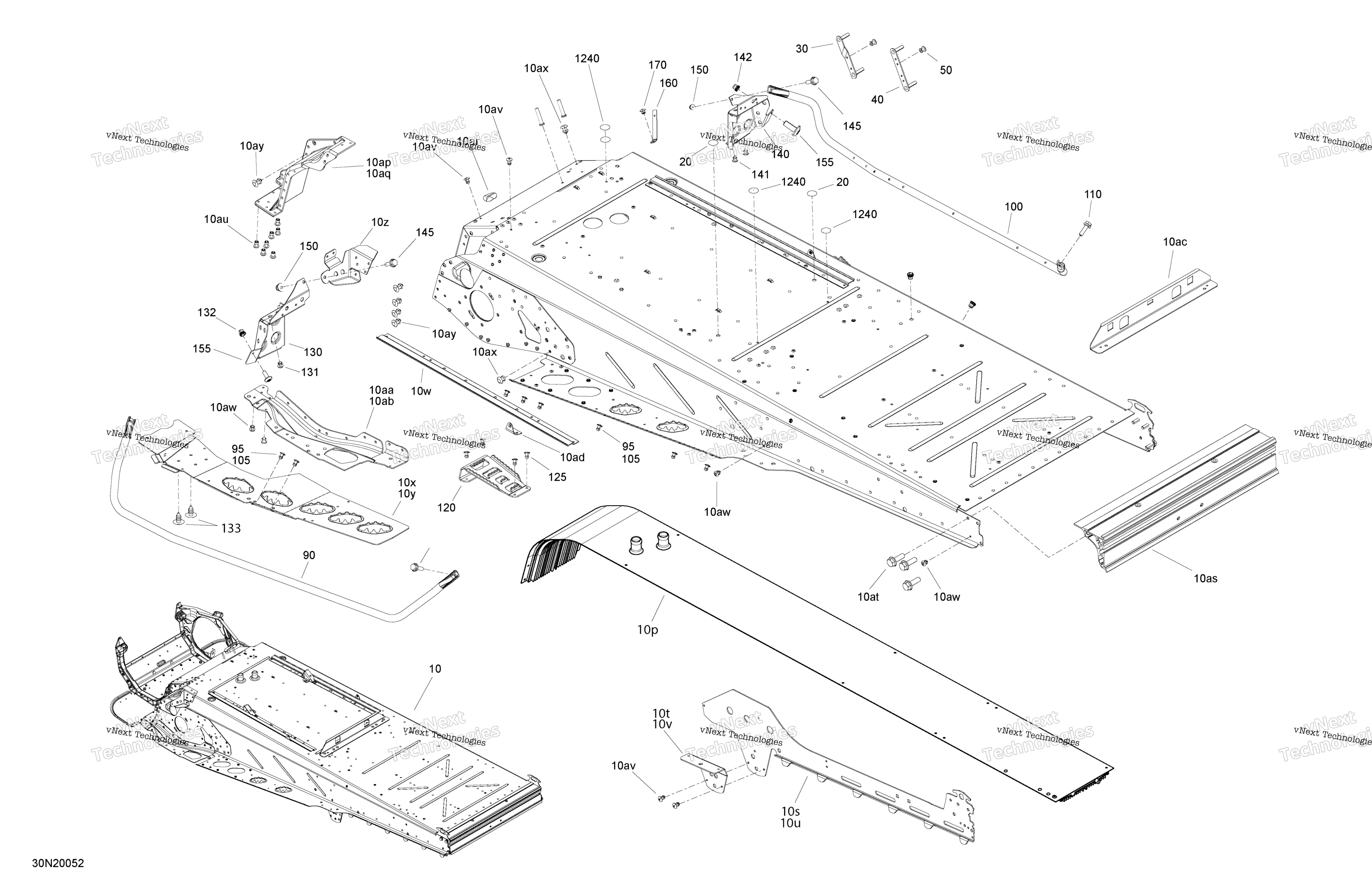 Рама - System - Rear Section