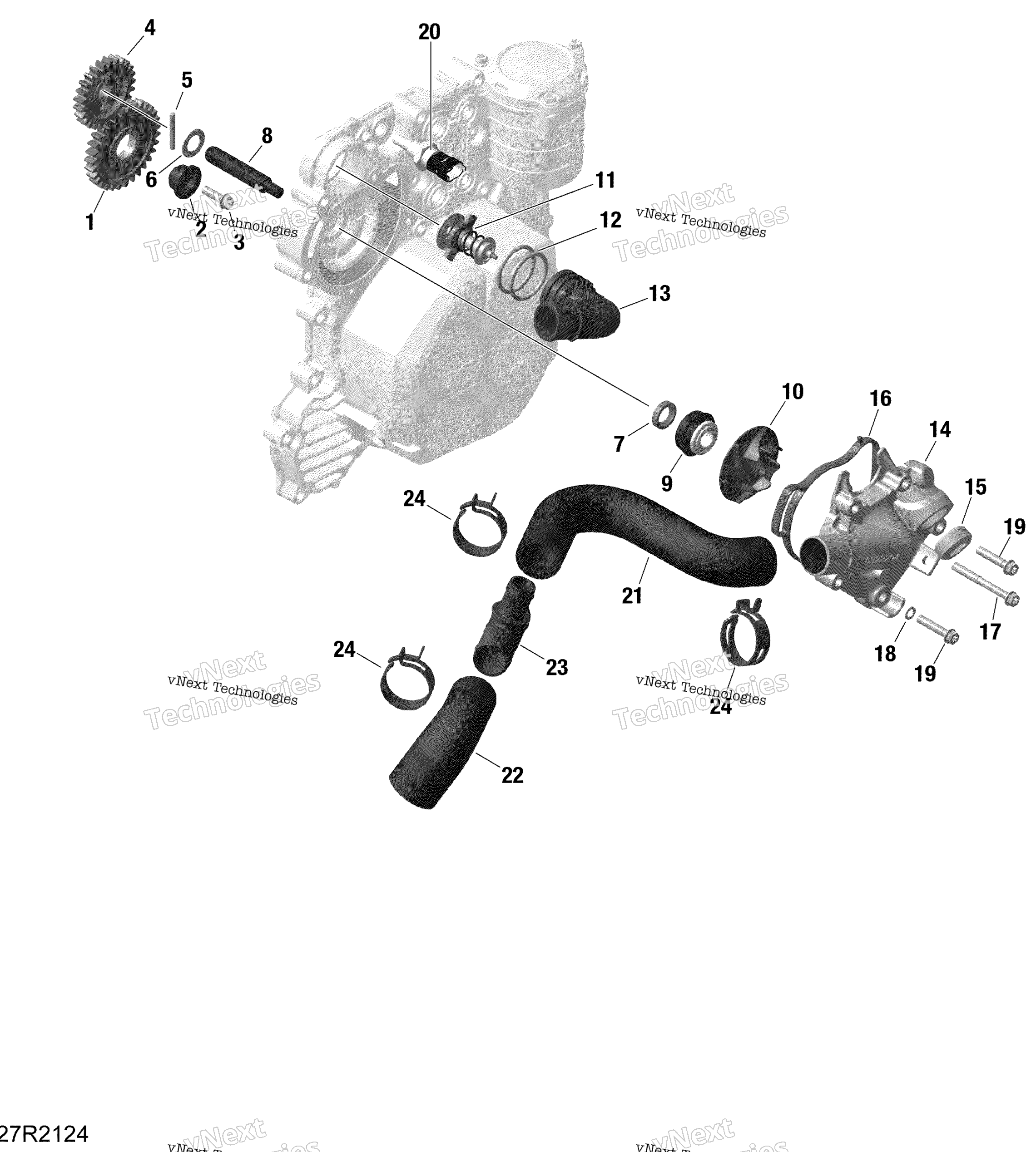Rotax двигатель охлаждение