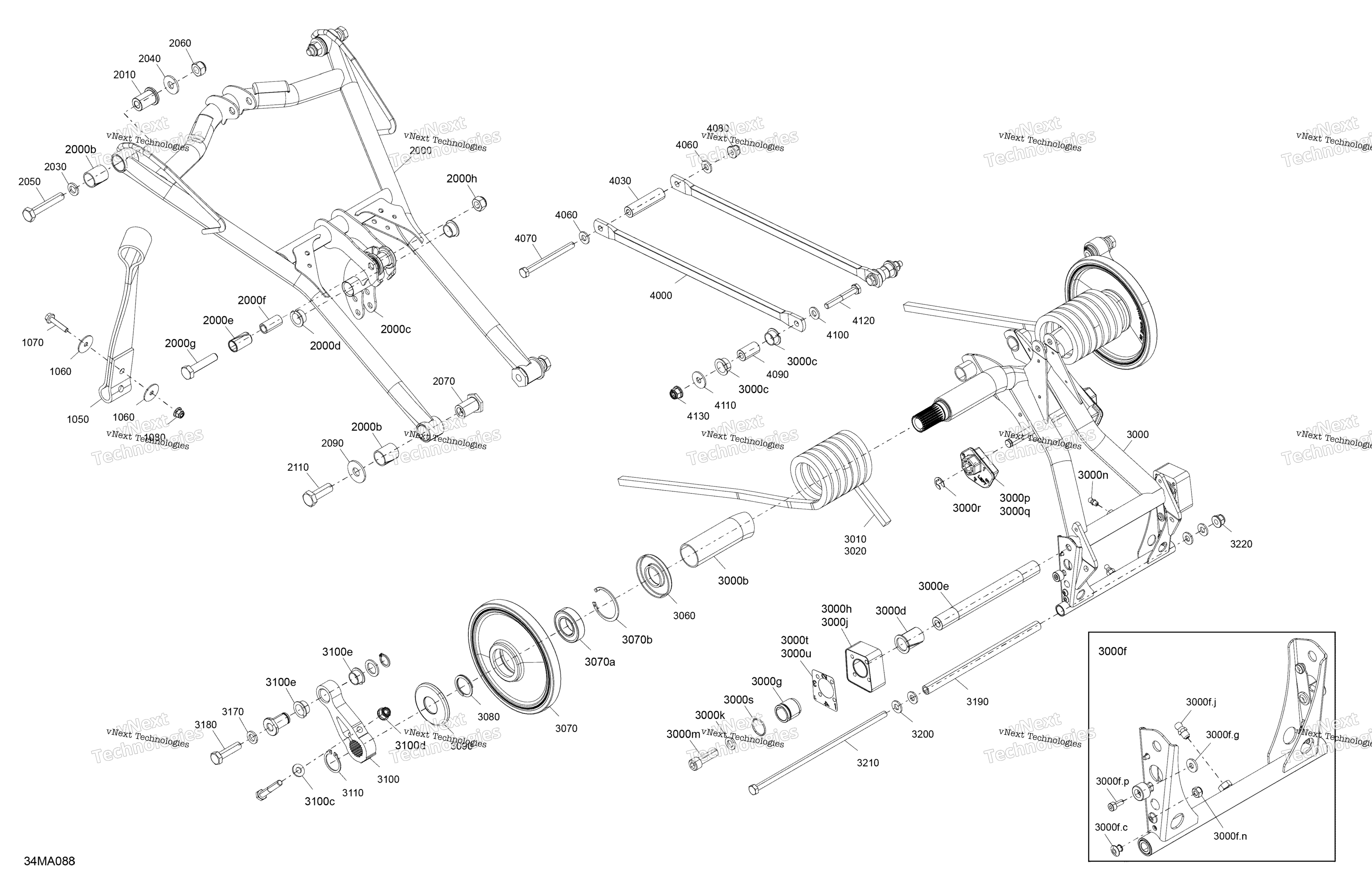 Подвеска - Rear - Upper Section